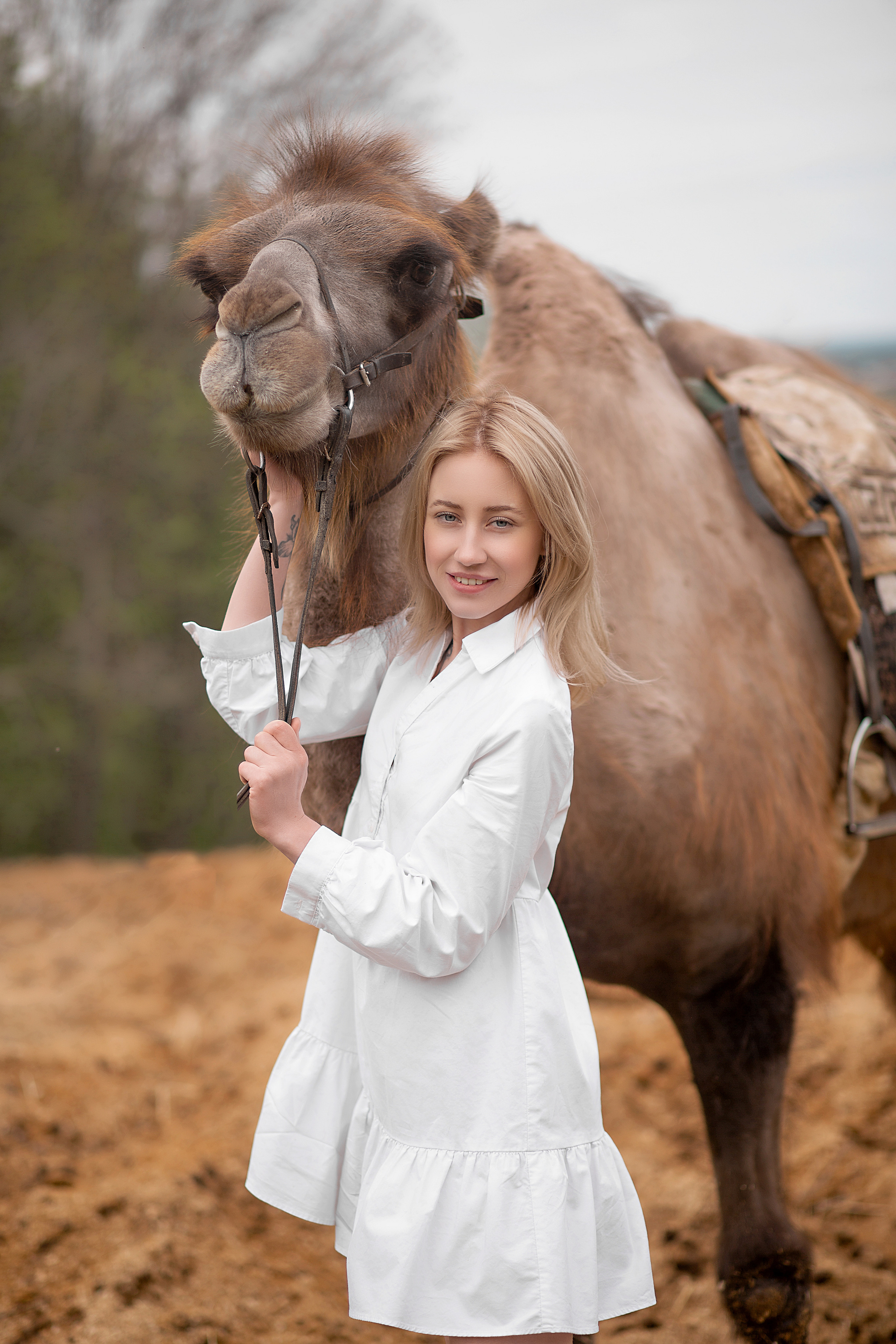 Оксана и Жасмин. Фотосессия с лошадьми в Нижнем Новгороде