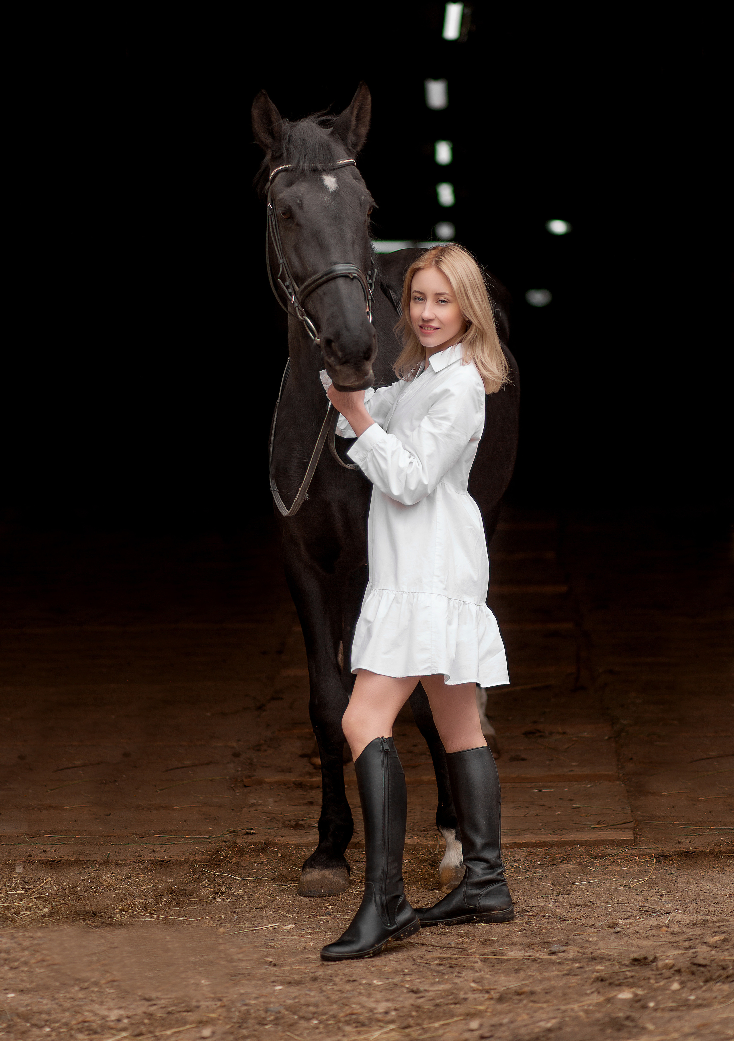 Оксана и Жасмин. Фотосессия с лошадьми в Нижнем Новгороде