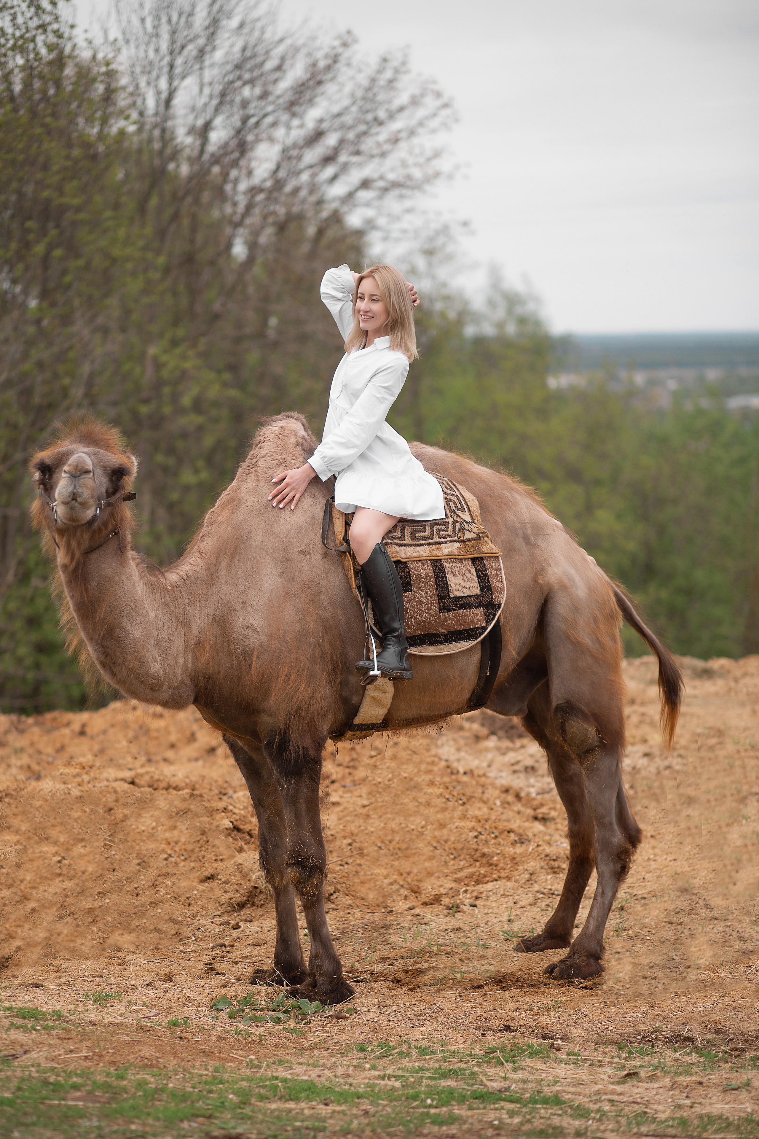 Оксана и Жасмин. Фотосессия с лошадьми в Нижнем Новгороде