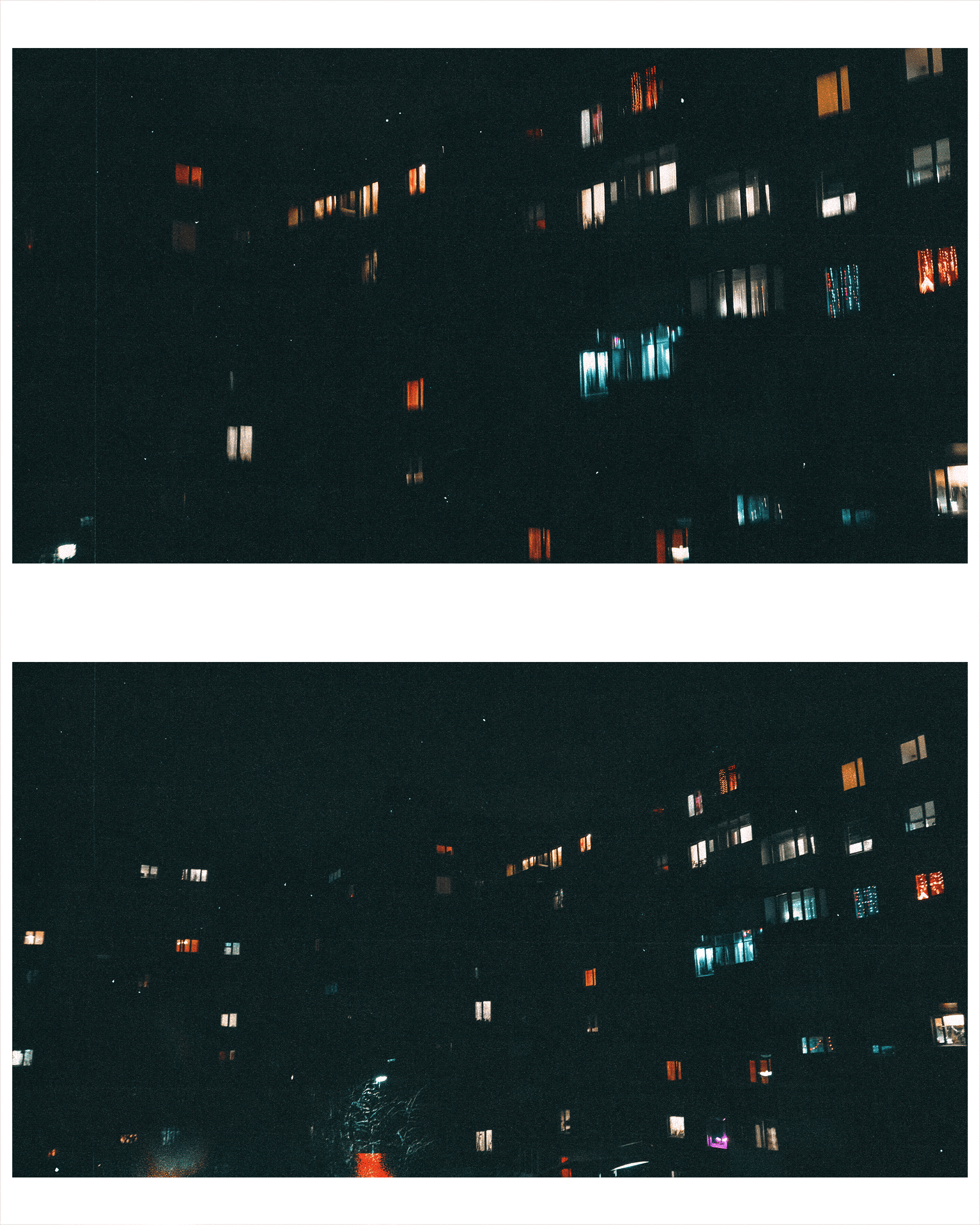 Зимняя ночь. Фотограф Алиса Аспер