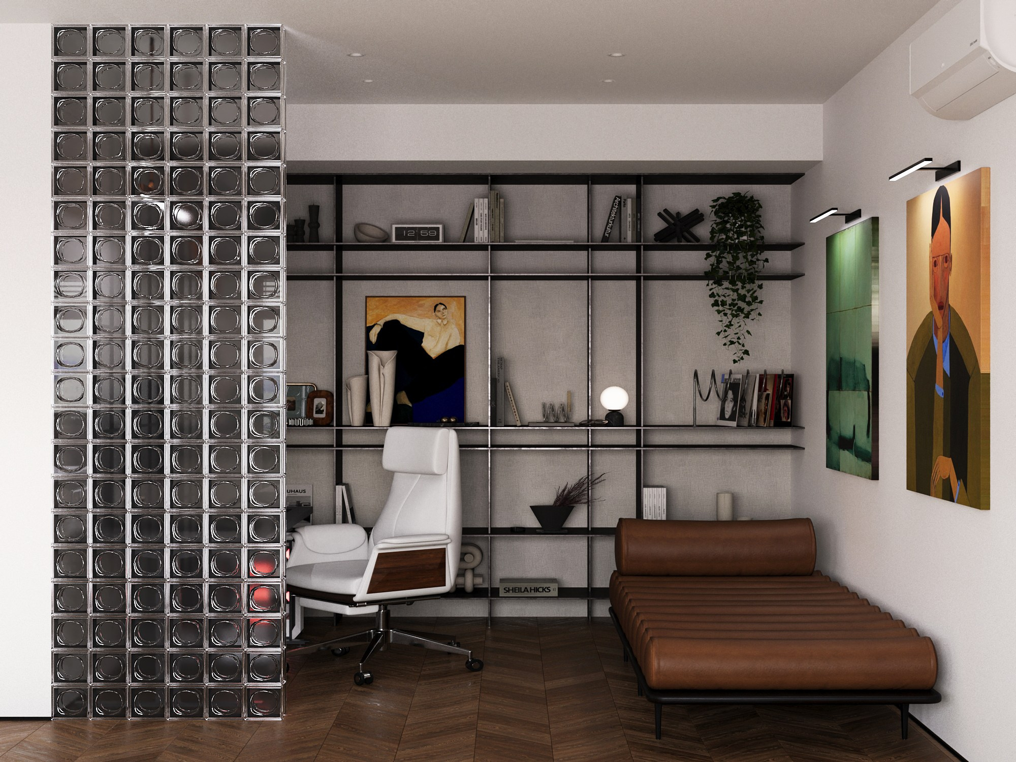 Квартира для творческой пары. 3D-дизайнер Кристина Пуляевская