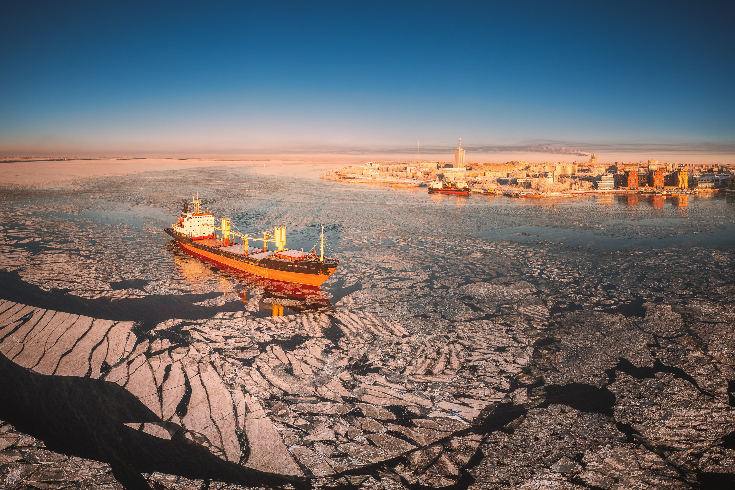 Город. Аэросъемка в Архангельске, Александр Ермолин
