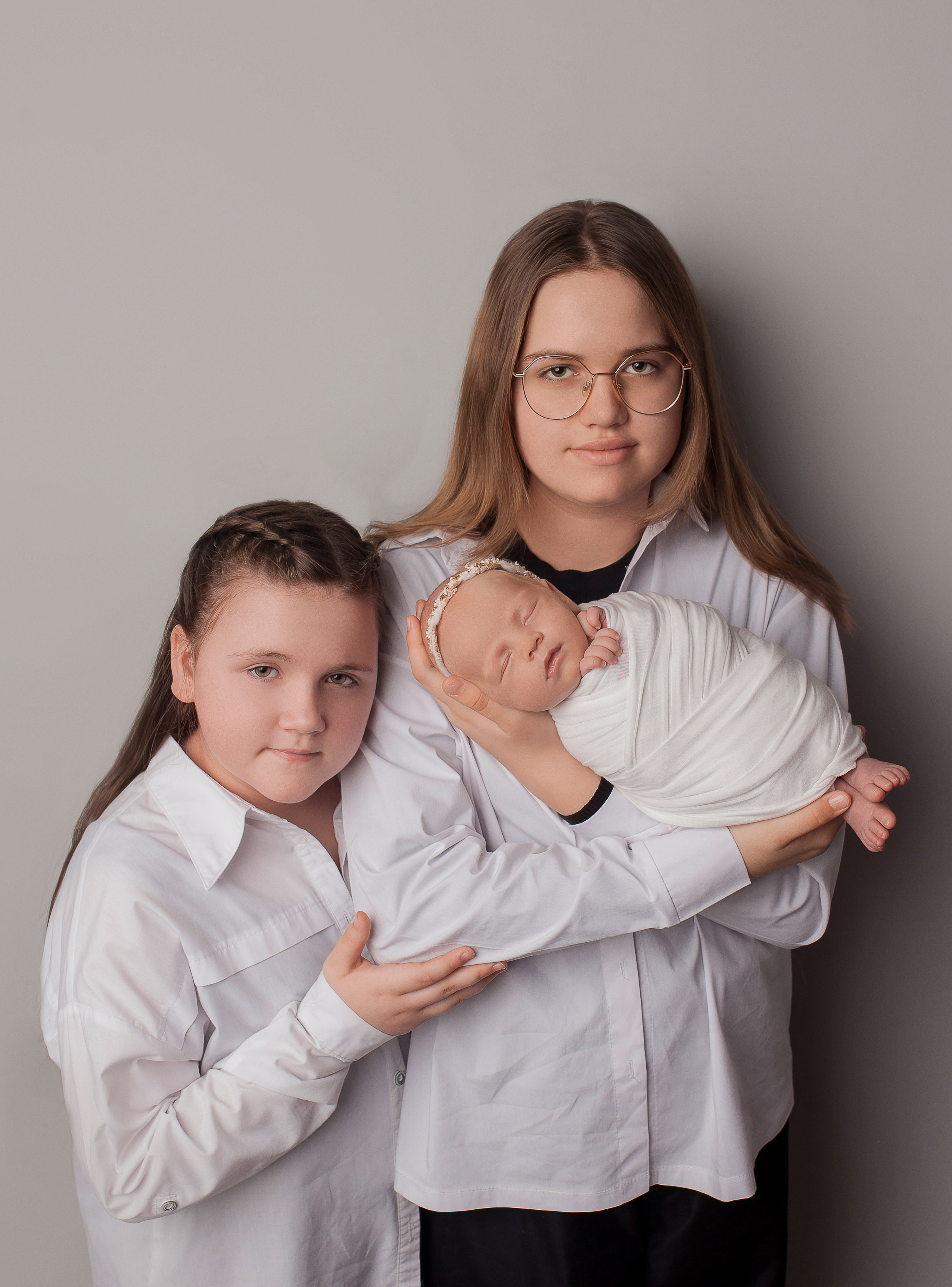 Новорожденные девочки. Фотограф новорожденных в Новокузнецке Анна Горошникова
