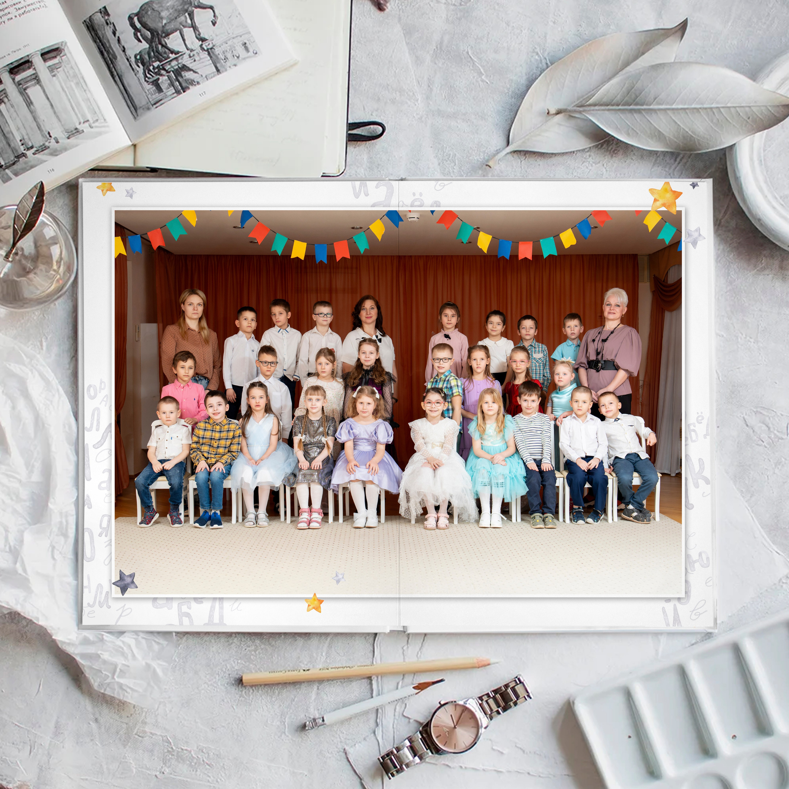 Детский сад. Средний альбом. Школьный фотограф и фотограф в детском саду