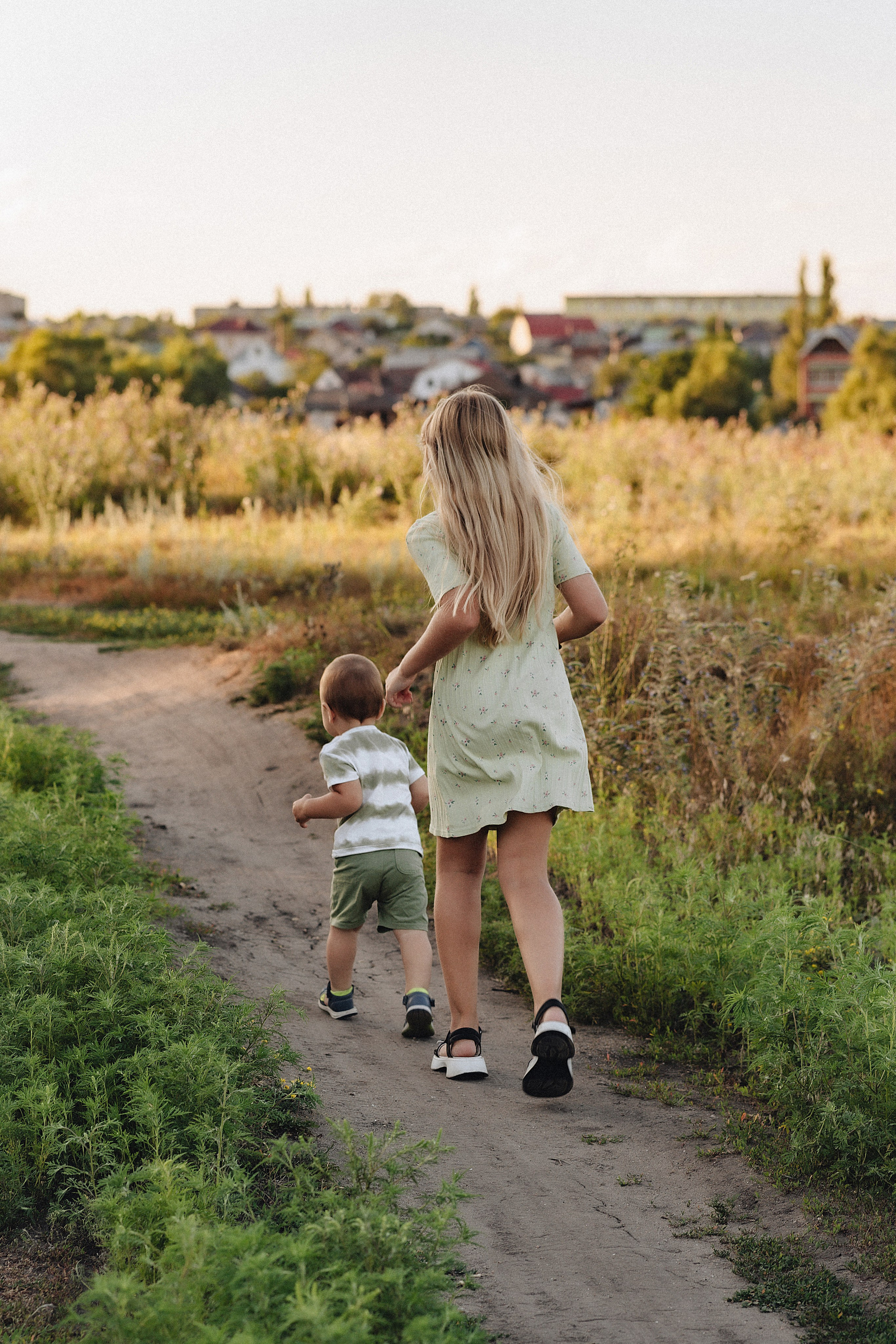 Семейная съемка на закате. Фотограф Карина Шмулёва. Воронеж и область