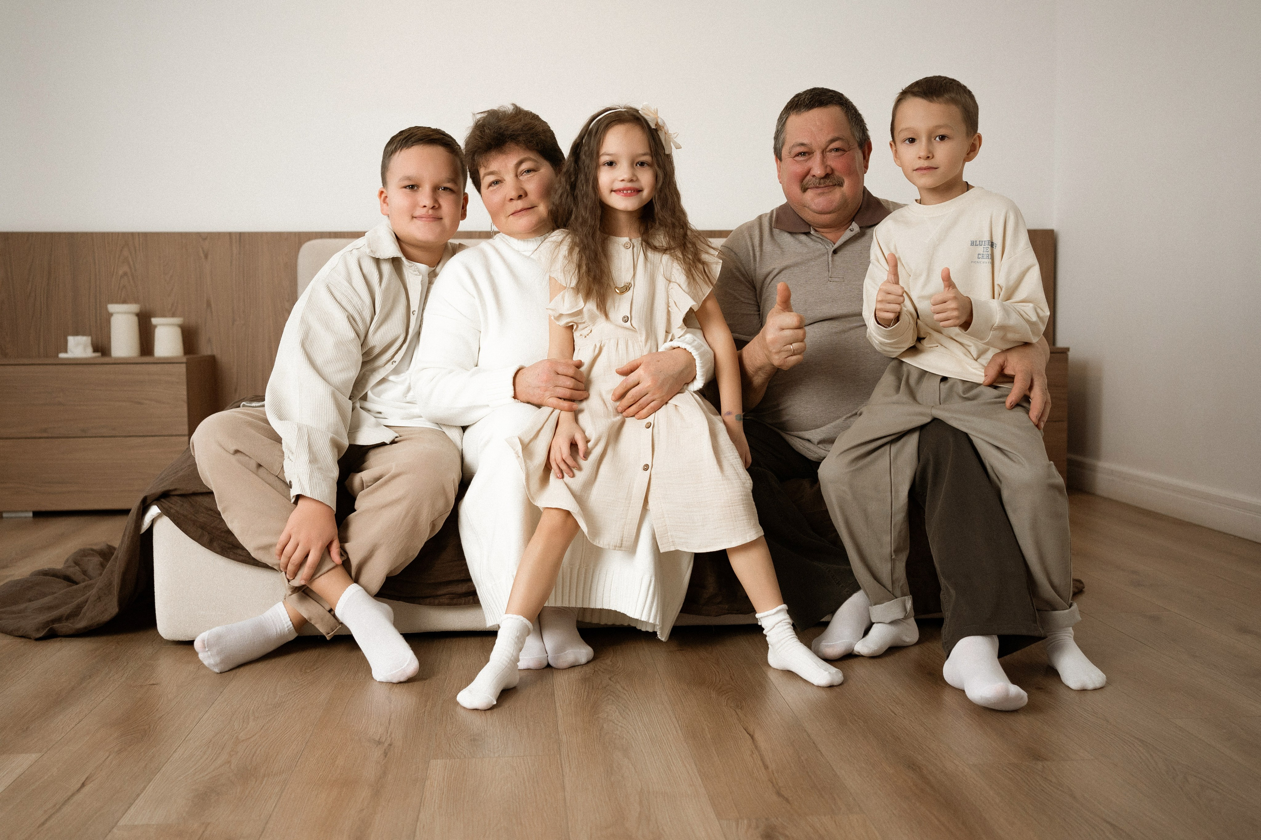 Семейная съемка в студии