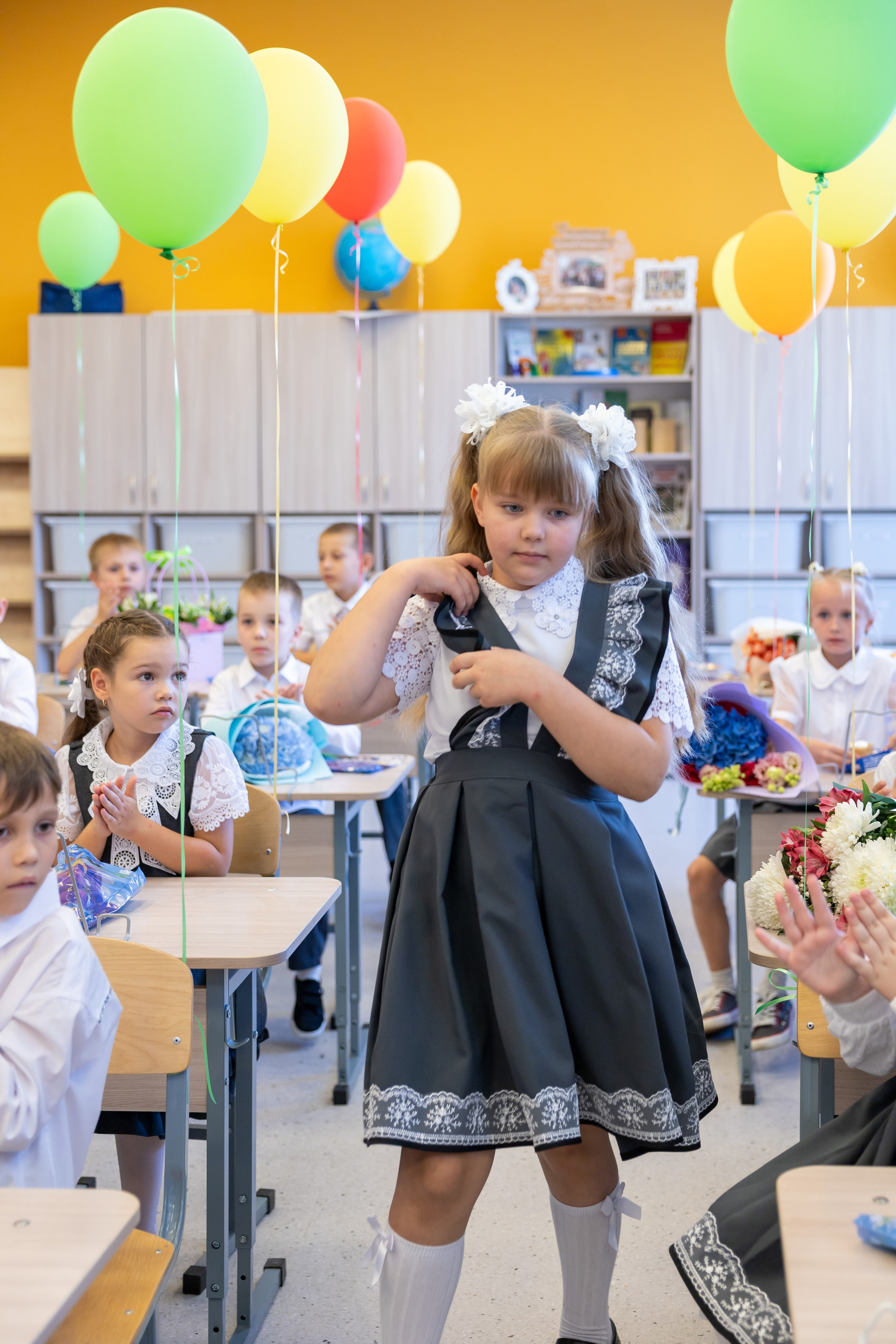 Первый раз в первый класс (репортажная съемка). Фотограф в Серпухове Наталья Руденко