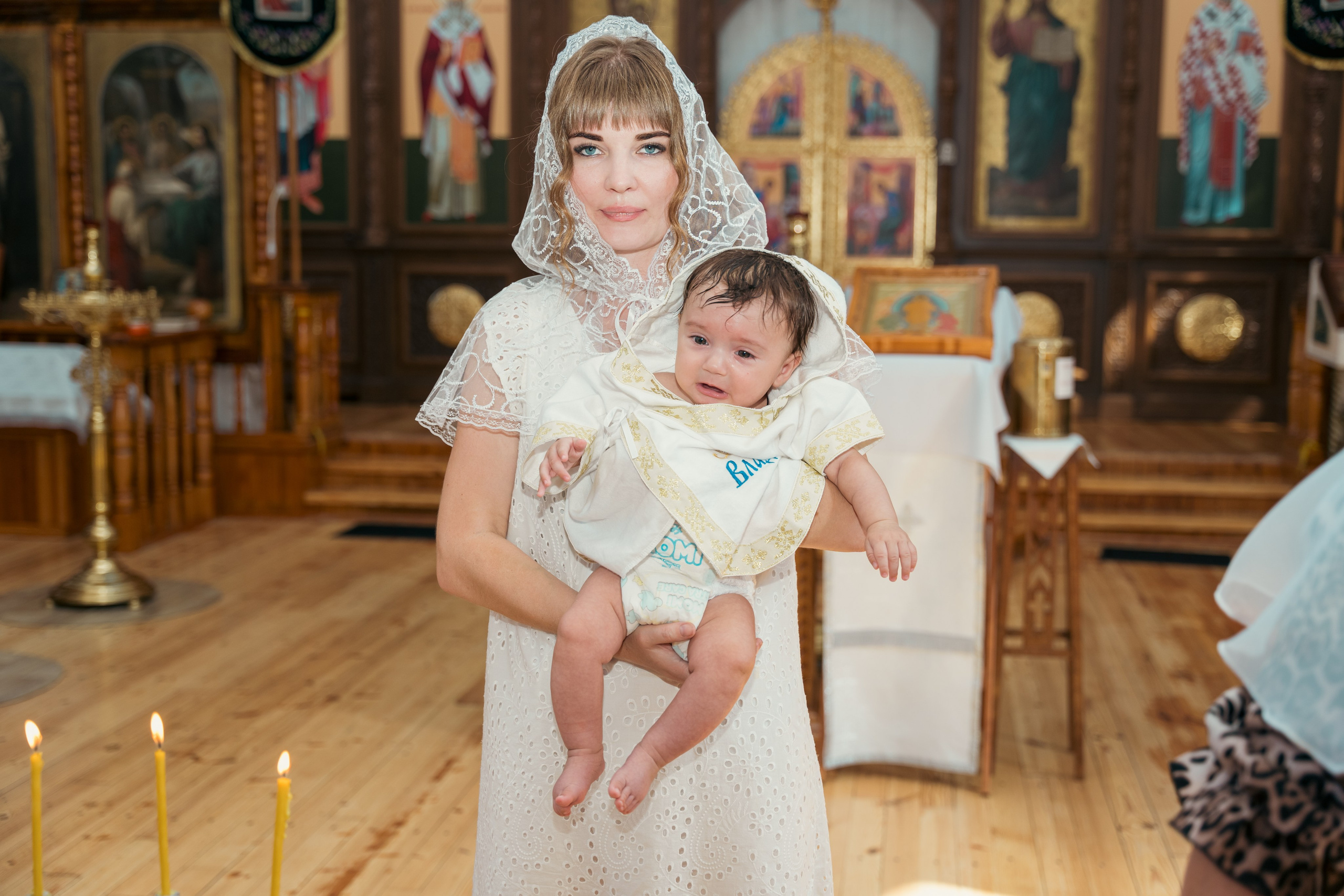 Крещение малыша Владимира: начало духовного пути. Фотограф |Ленинск, Волжский, Волгоград| Наталья Савилова