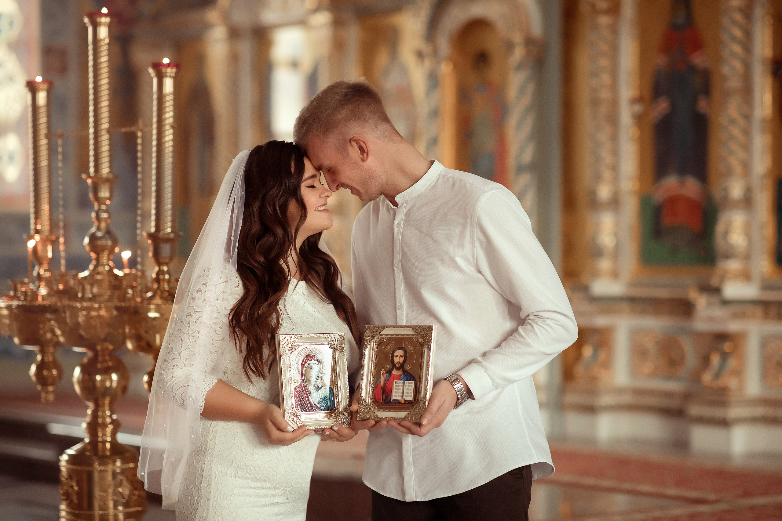 Венчание Полина и Романа Храм Всецарица. Фотограф на крещение и венчание