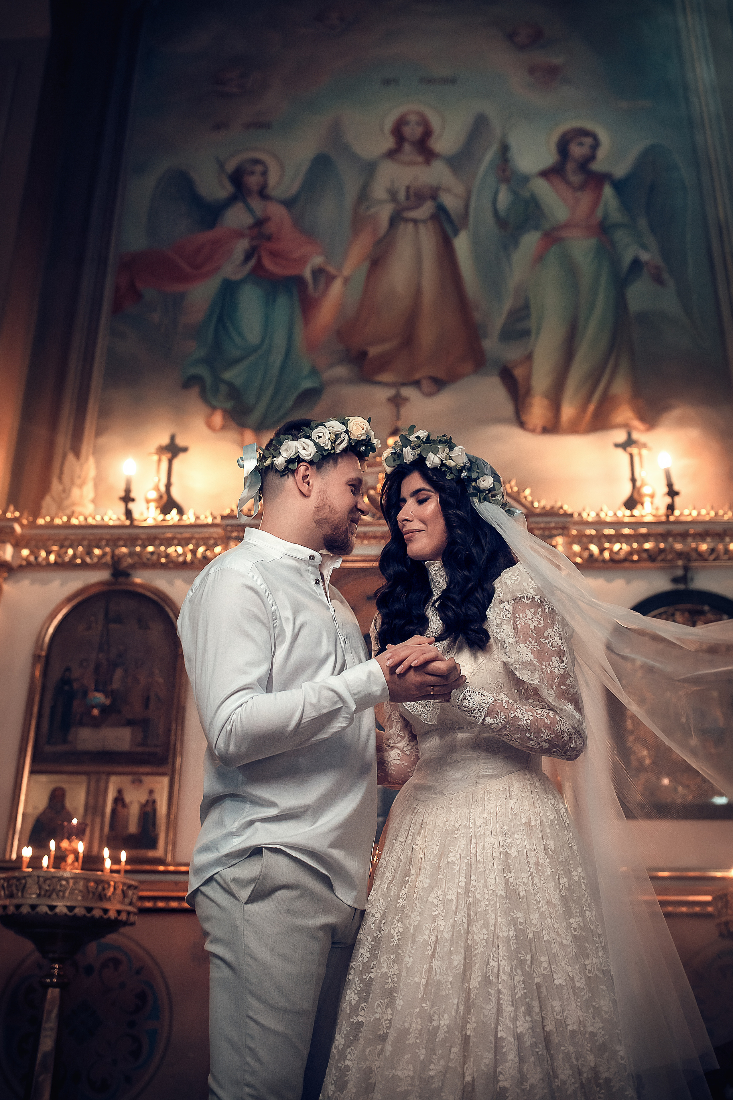 Елена и Антон. Фотограф на крещение и венчание