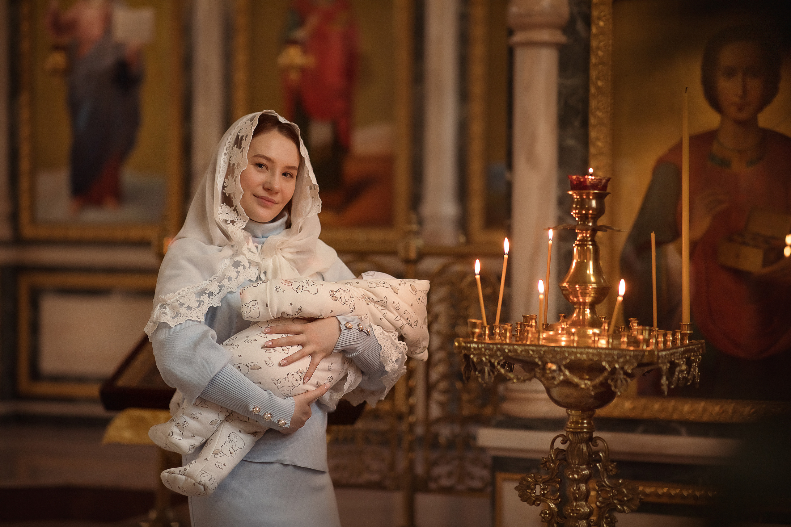 Крещение Валерии Храм Пантелеймона Ценителя. Фотограф на крещение и венчание