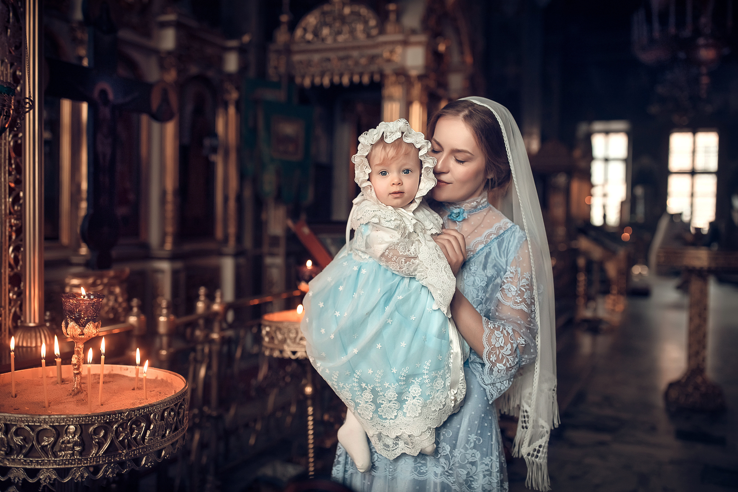 Светлана и Алёна г. Москва. Фотограф на крещение и венчание