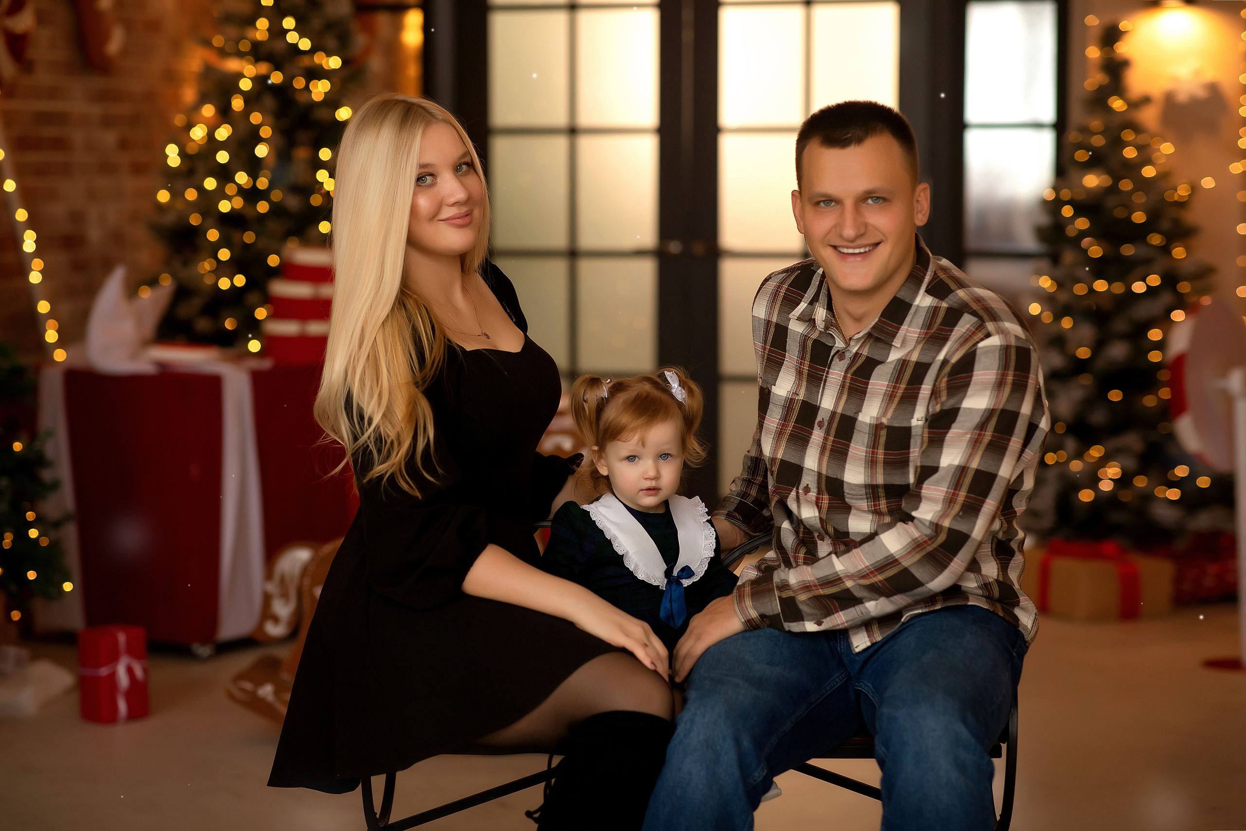 Вика, Алексей, Машуля. Фотограф на крещение и венчание