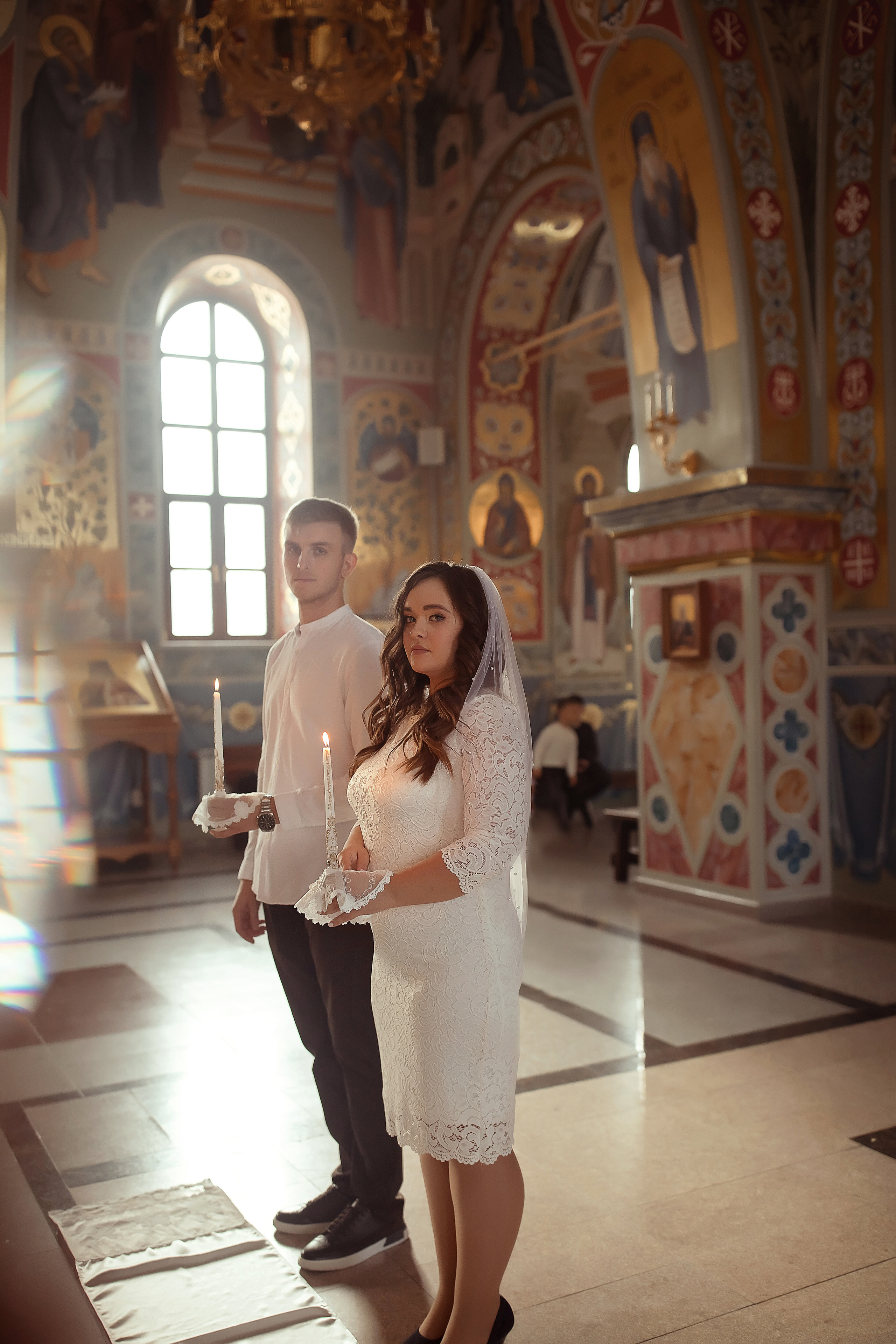Венчание Полина и Романа Храм Всецарица. Фотограф на крещение и венчание