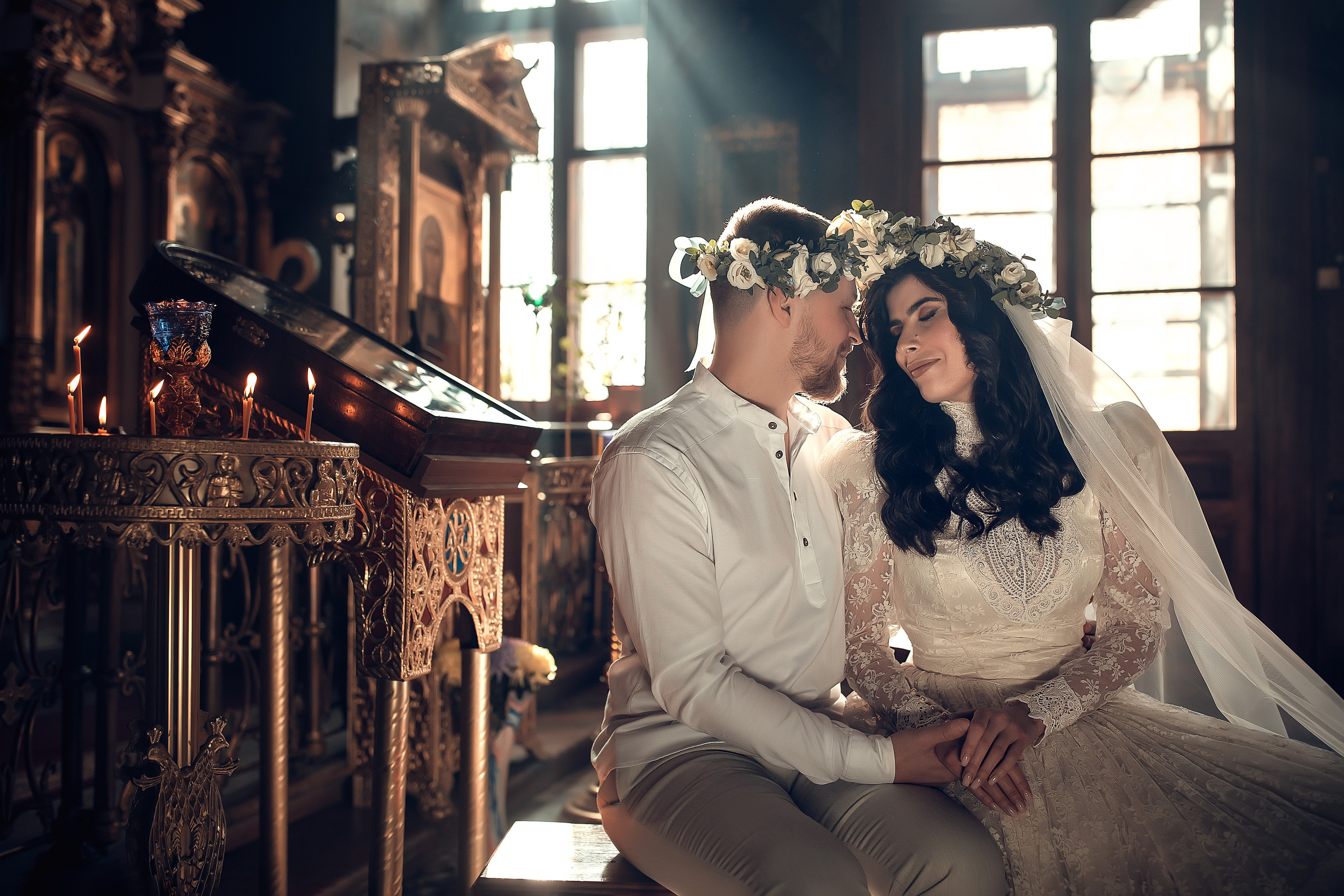 Елена и Антон. Фотограф на крещение и венчание