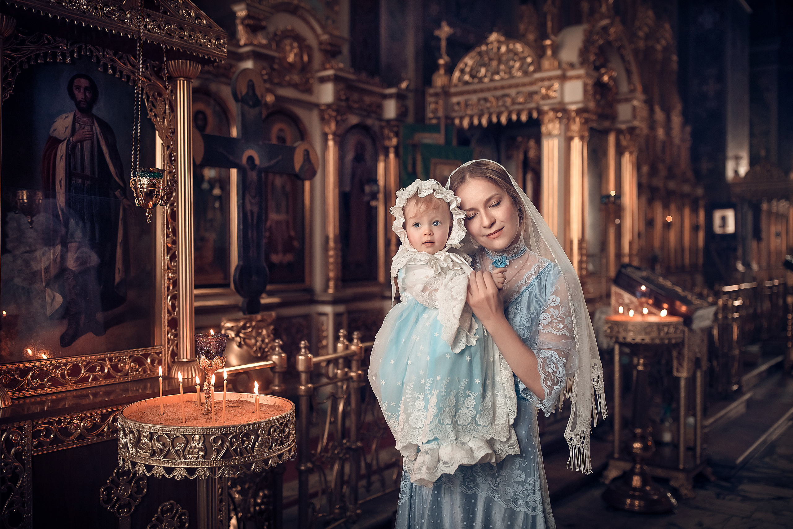 Светлана и Алёна г. Москва. Фотограф на крещение и венчание