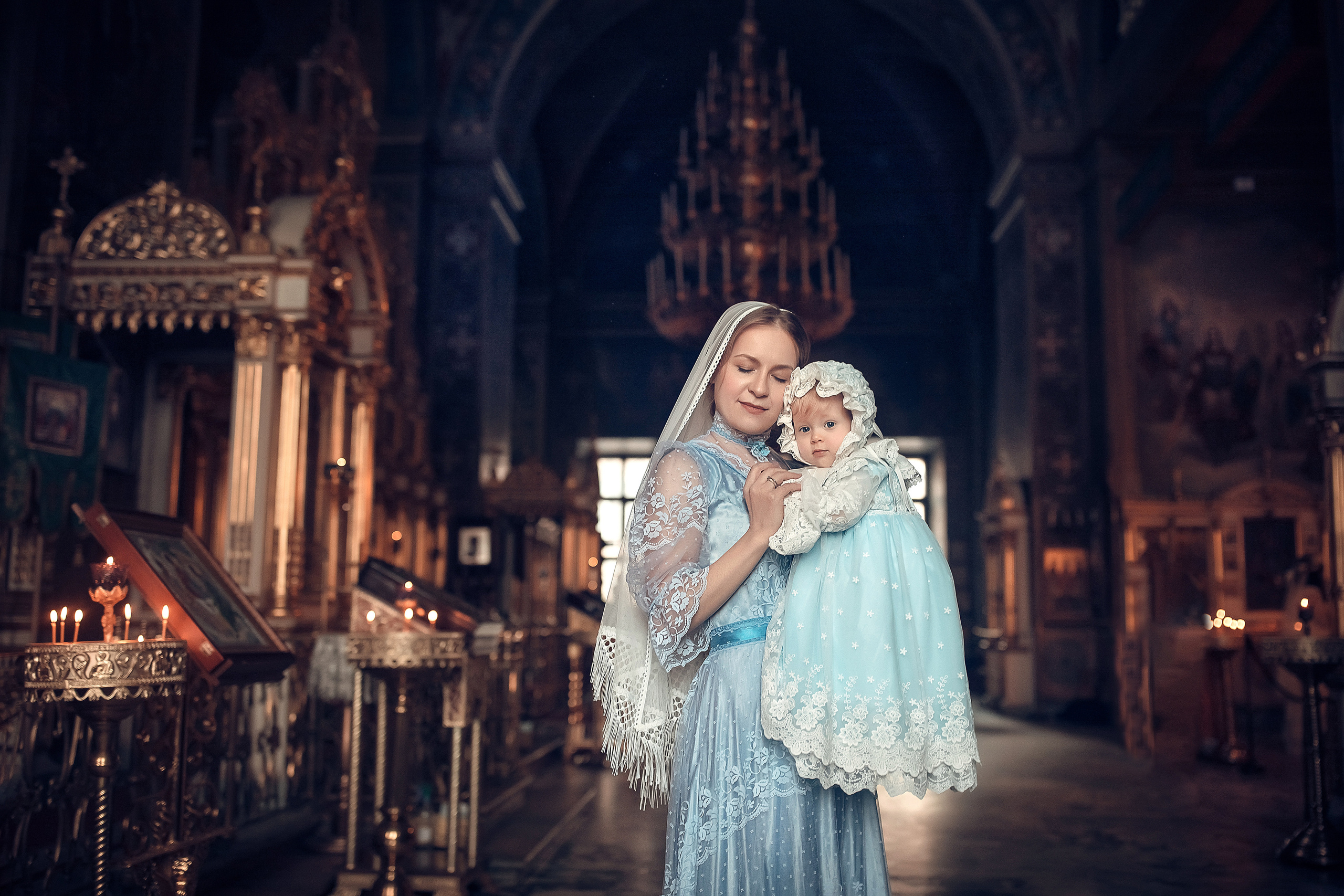 Светлана и Алёна г. Москва. Фотограф на крещение и венчание