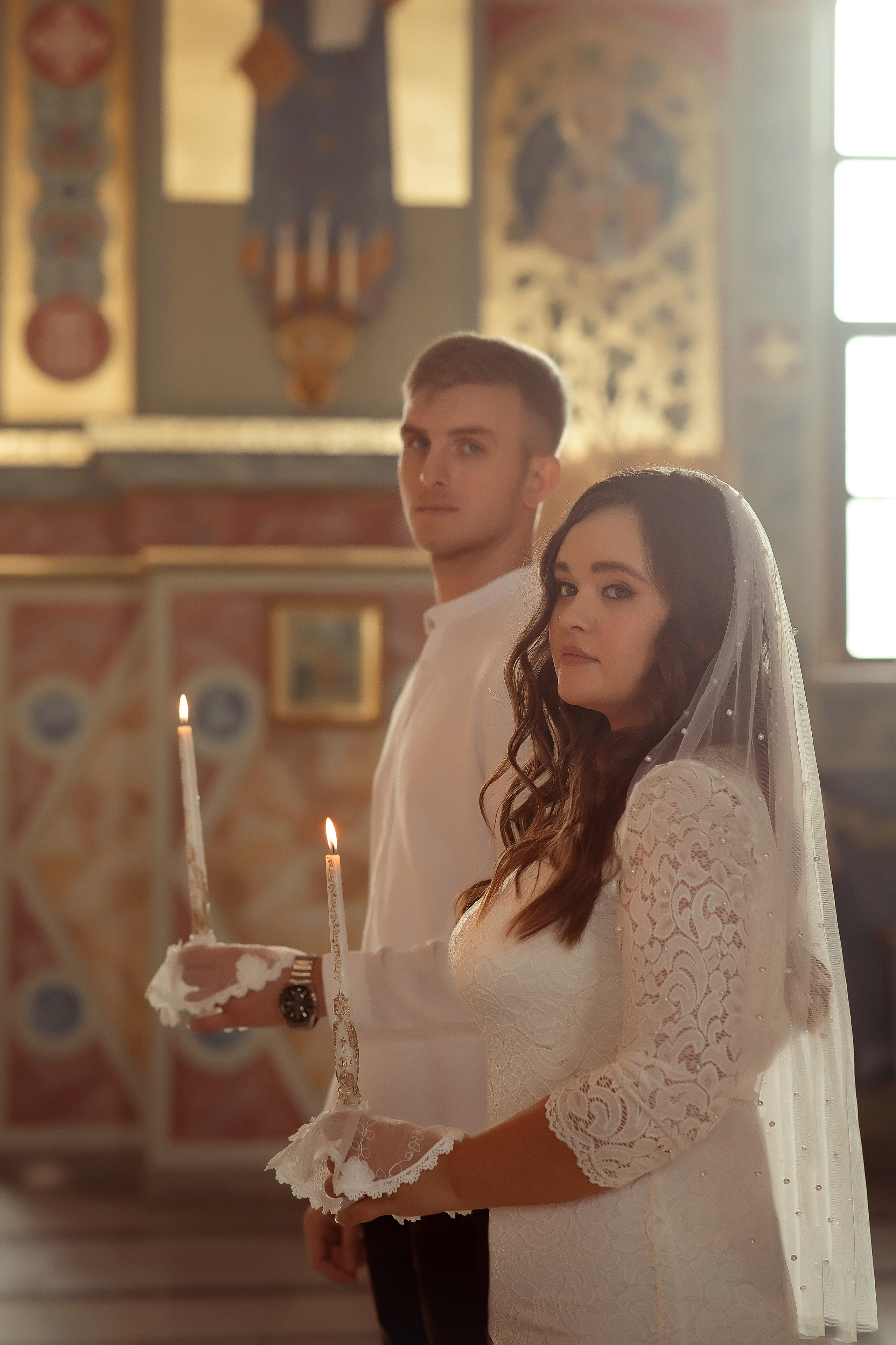 Венчание Полина и Романа Храм Всецарица. Фотограф на крещение и венчание