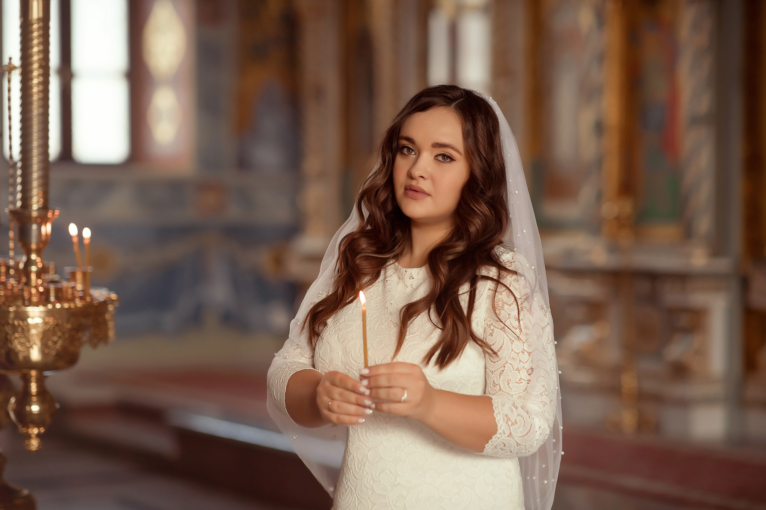 Венчание Полина и Романа Храм Всецарица. Фотограф на крещение и венчание