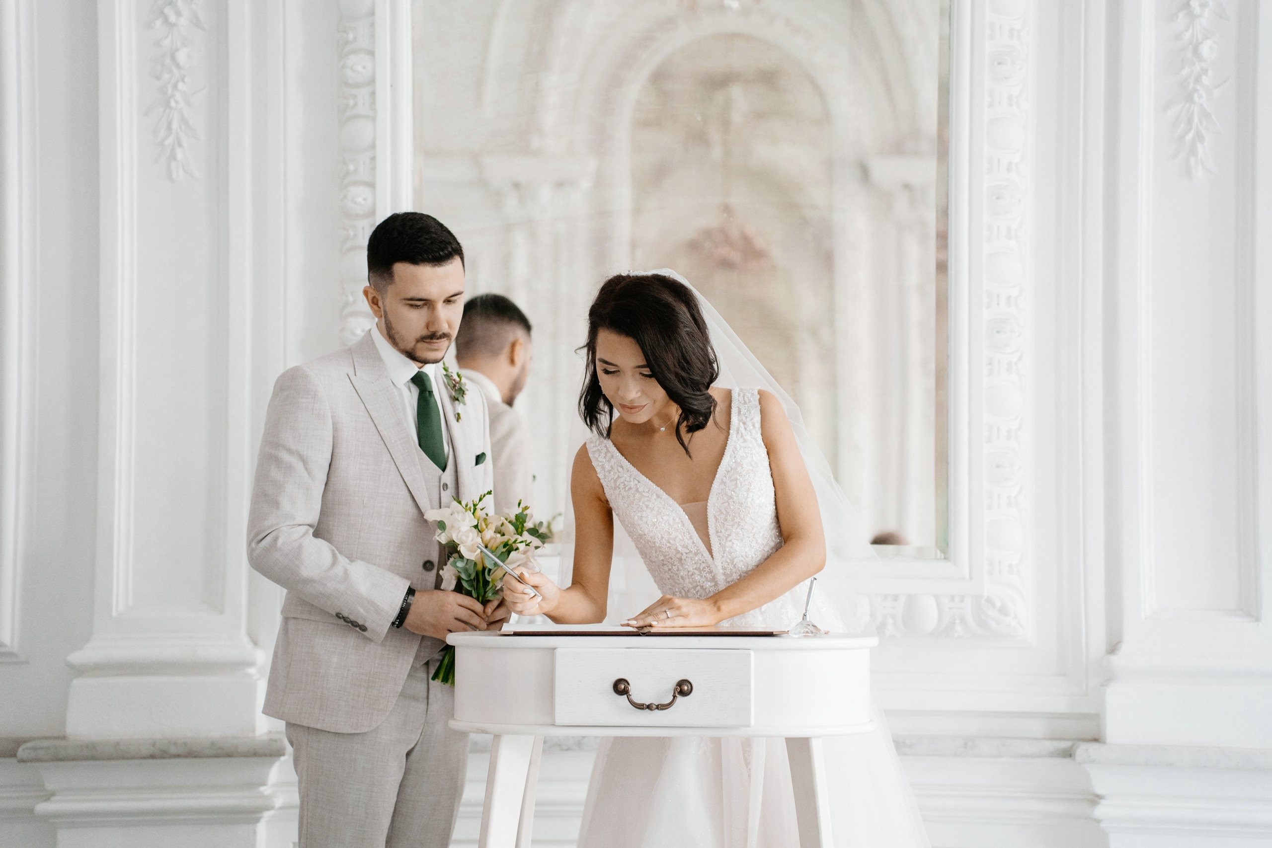 Регистрация брака в особняке Спиридонова. Свадебный и семейный фотограф в Москве Светлана Зоткина