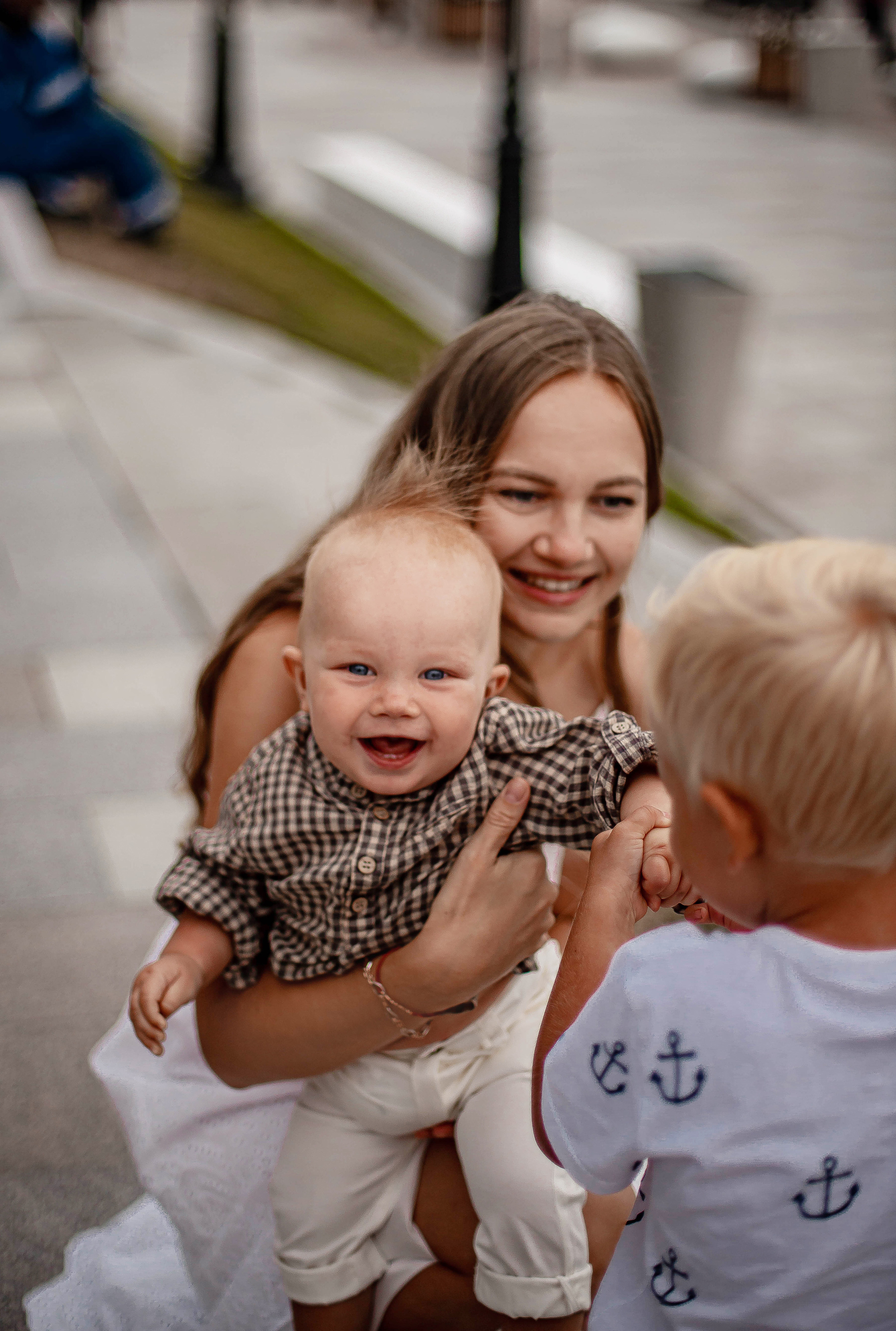 Family.Речной вокзал. Фотограф