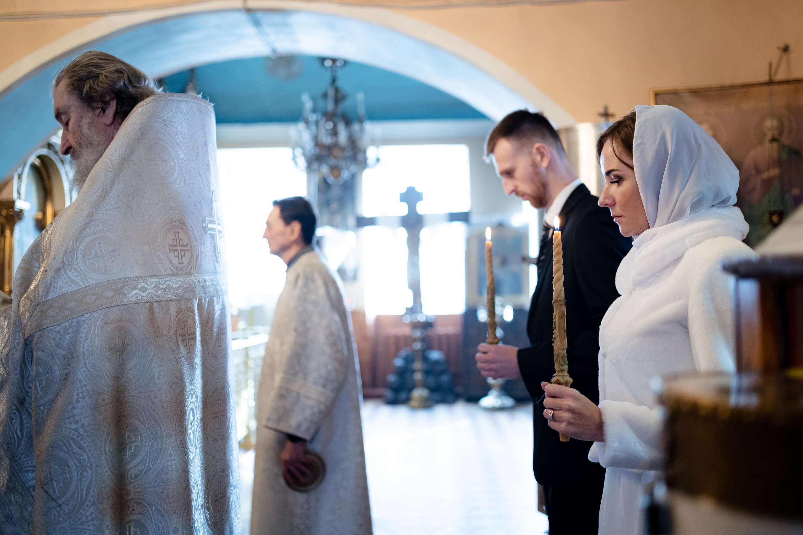 Венчание Анны и Олега. Семейный фотограф Варвара Сорока в городе Москве