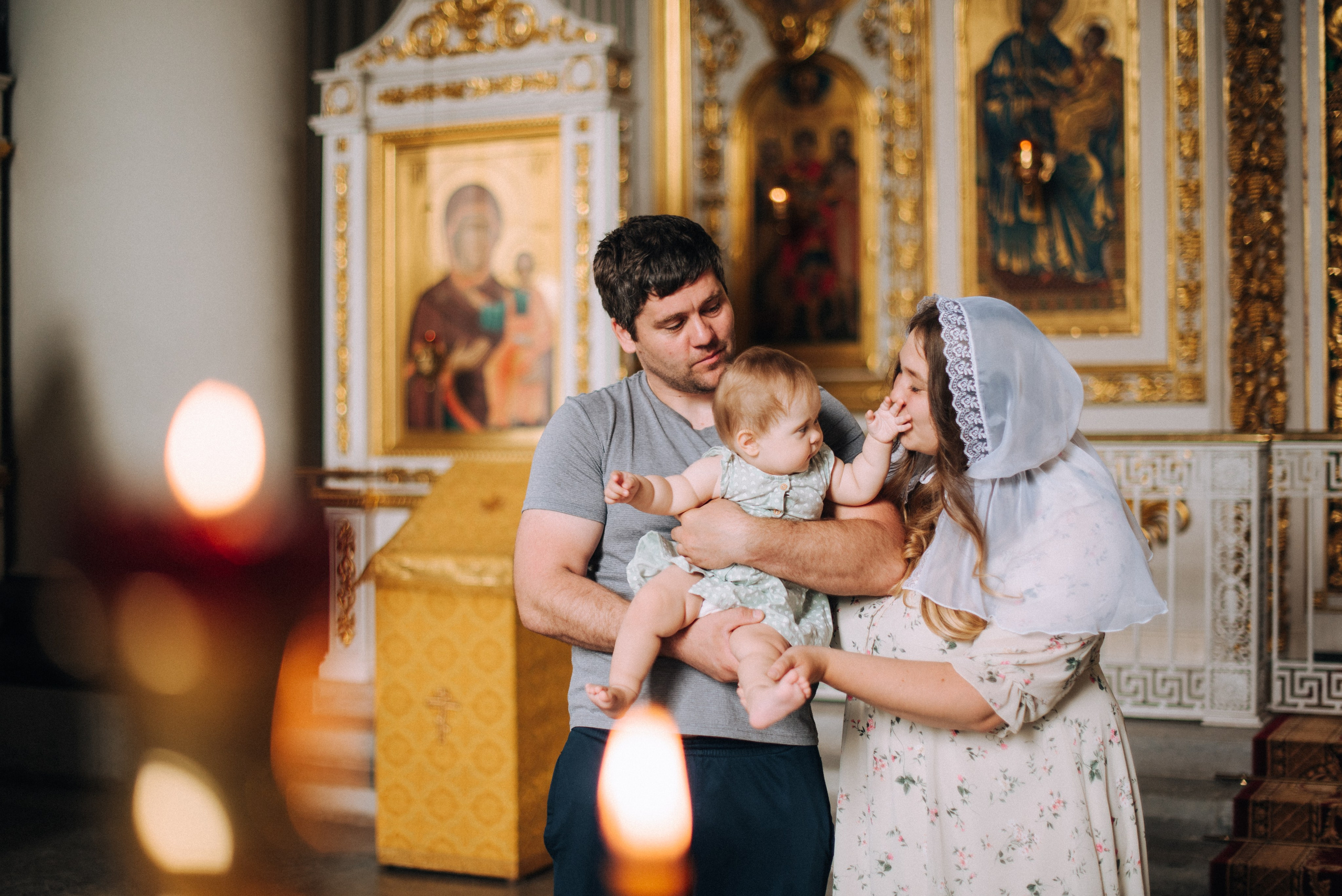 Таинство Крещения. Фотограф новорожденных и детей до года в Санкт-Петербурге