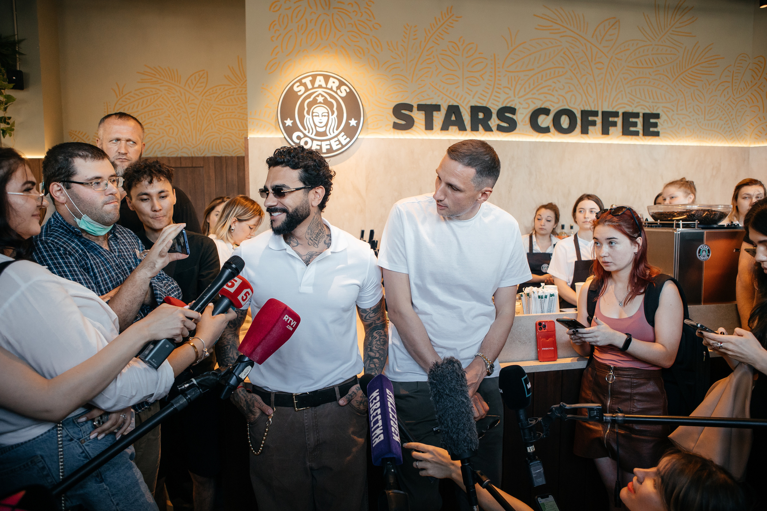 Открытие первой кофейни сети Stars Coffee. Светский фотограф — Анисина Ирина
