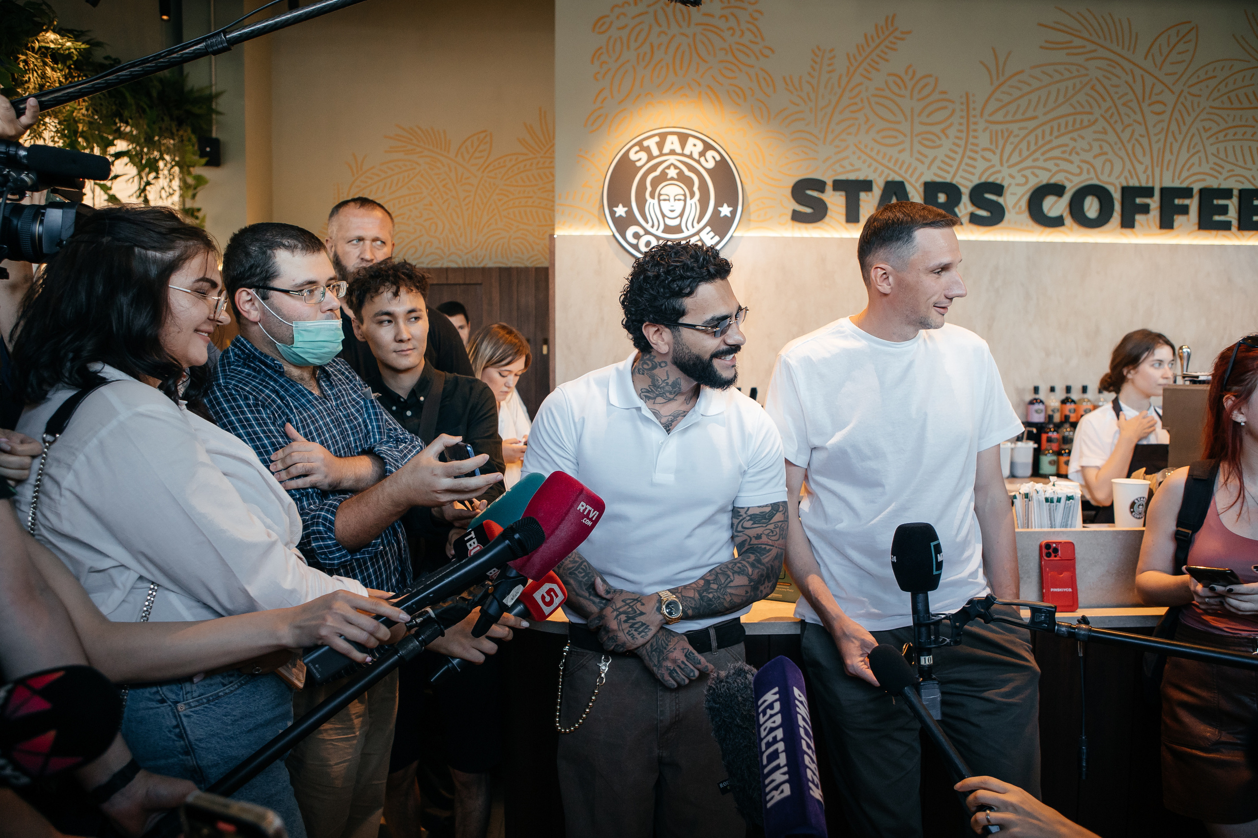 Открытие первой кофейни сети Stars Coffee. Светский фотограф — Анисина Ирина