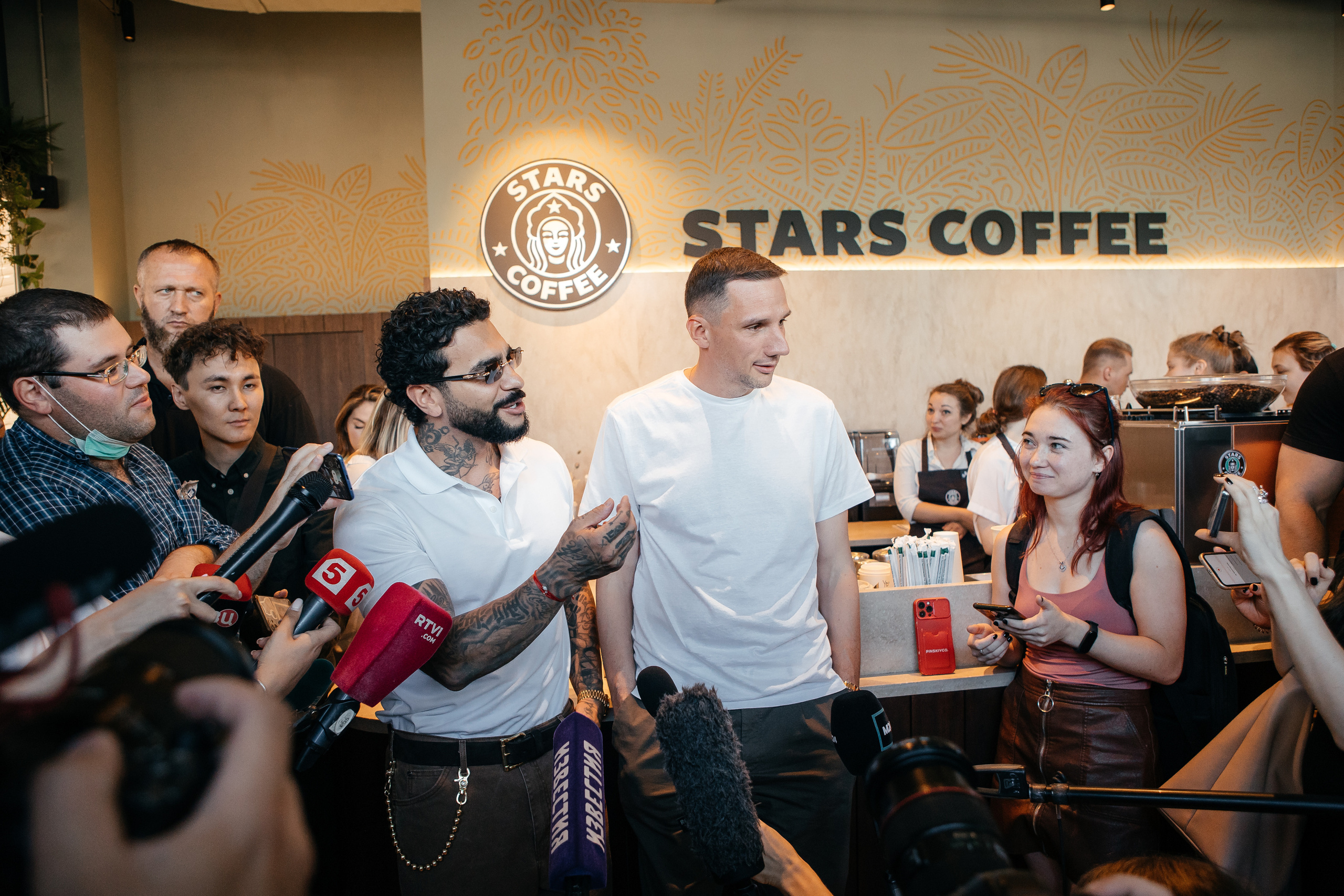 Открытие первой кофейни сети Stars Coffee. Светский фотограф — Анисина Ирина