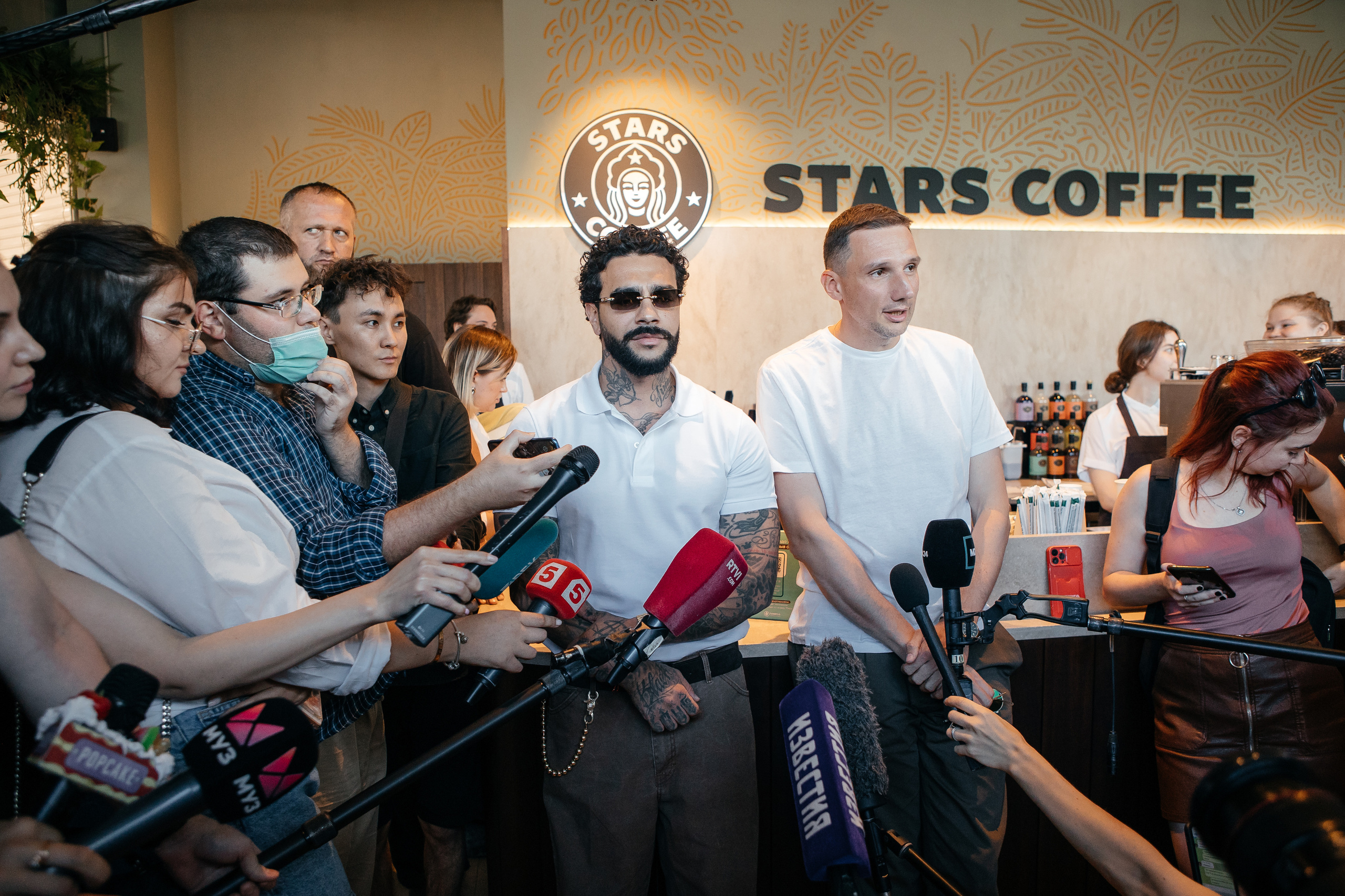 Открытие первой кофейни сети Stars Coffee. Светский фотограф — Анисина Ирина
