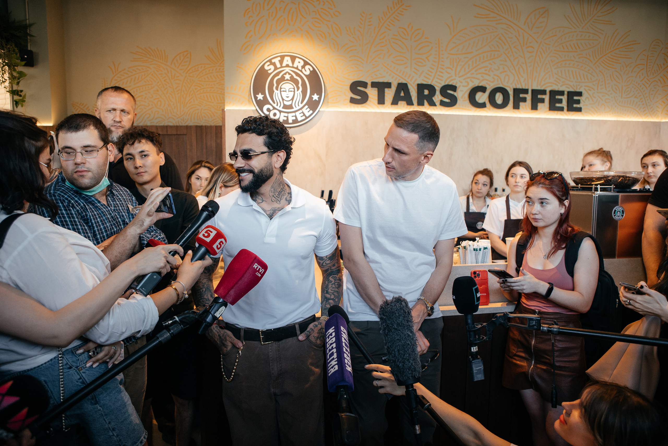 Открытие первой кофейни сети Stars Coffee. Светский фотограф — Анисина Ирина