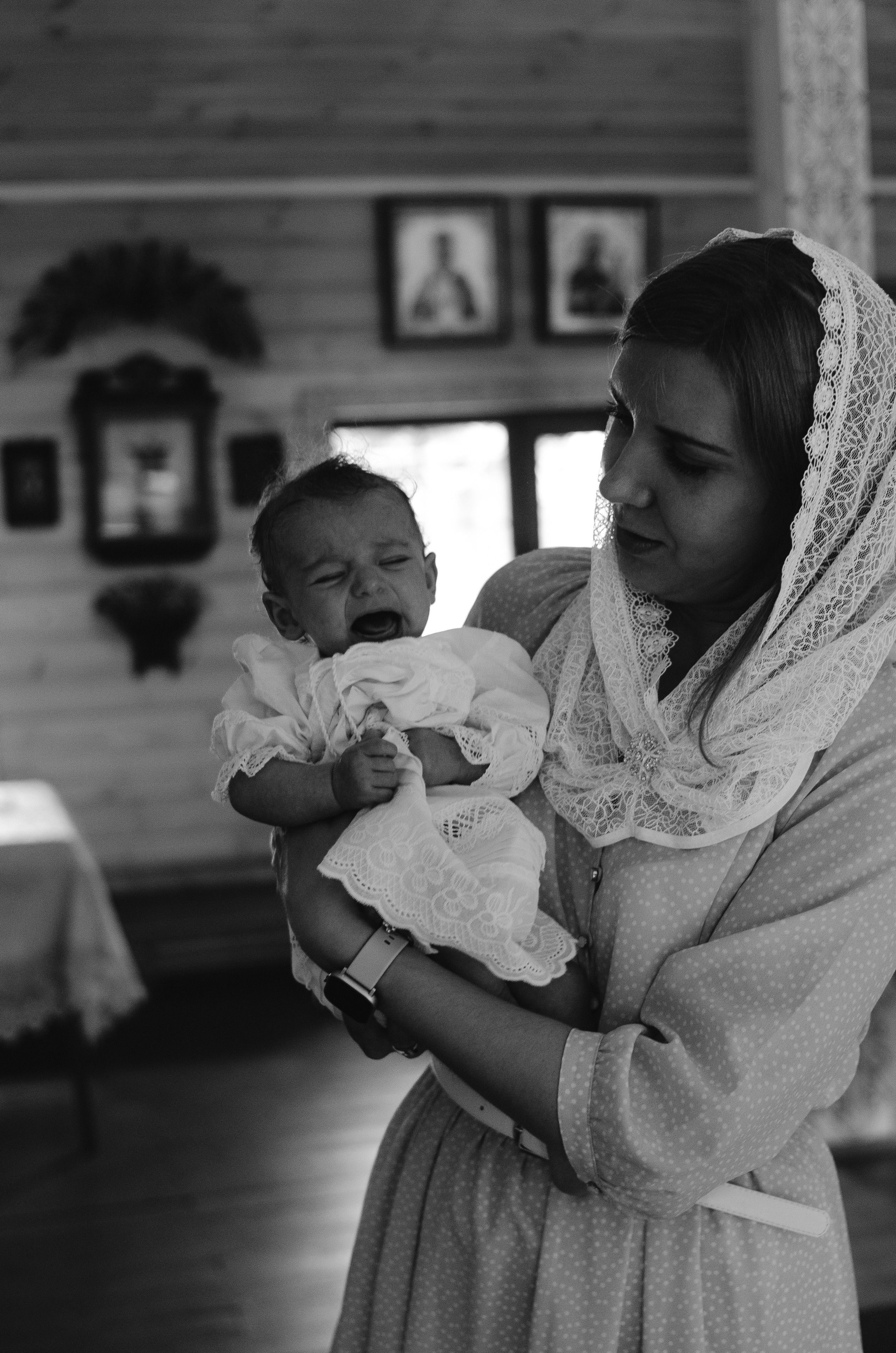 Таинство крещения Лея. Семейный фотограф Москва, Люберцы, Петрозаводск