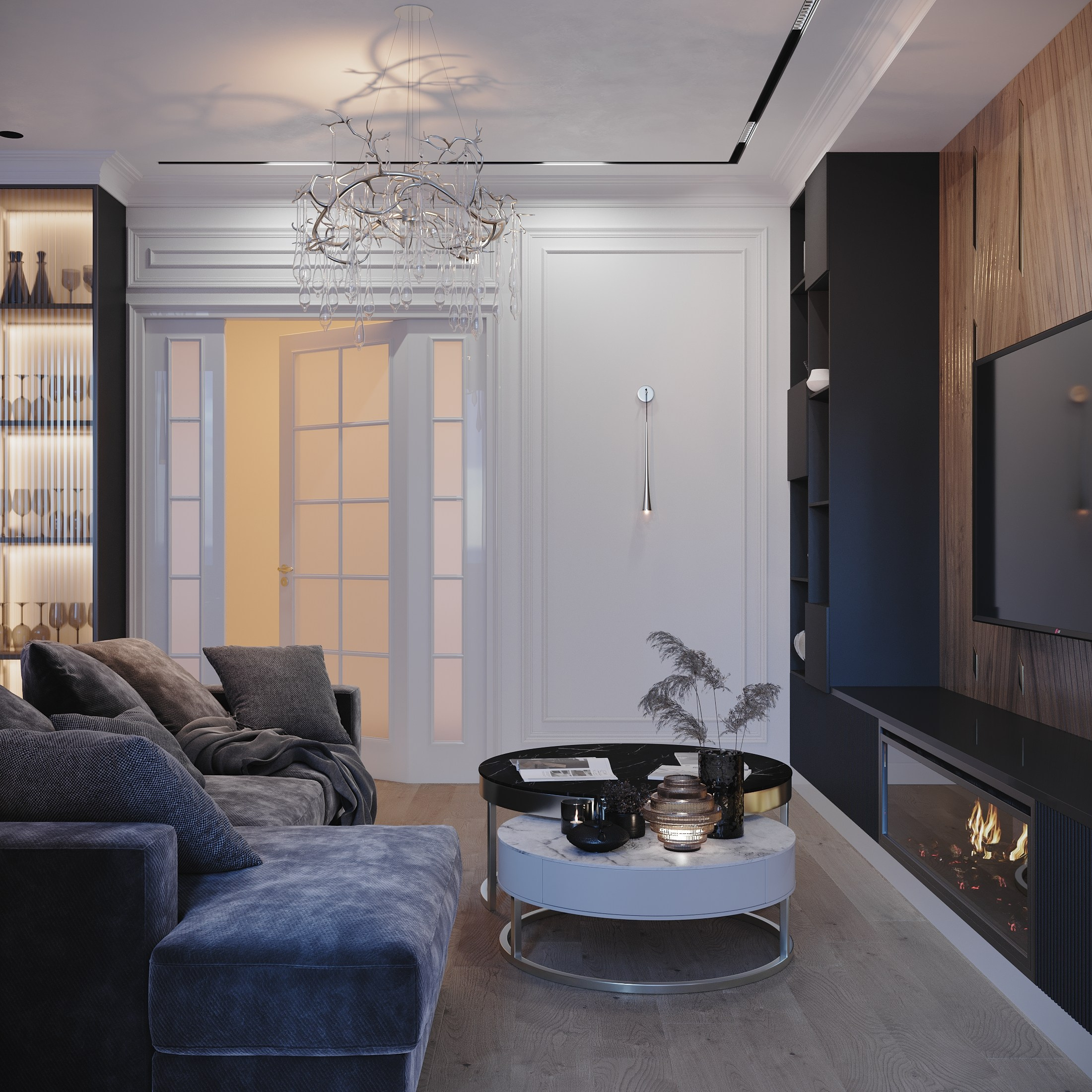 Визуализация квартиры для девушки-фотографа. Студия 3d визуализации Arcviz