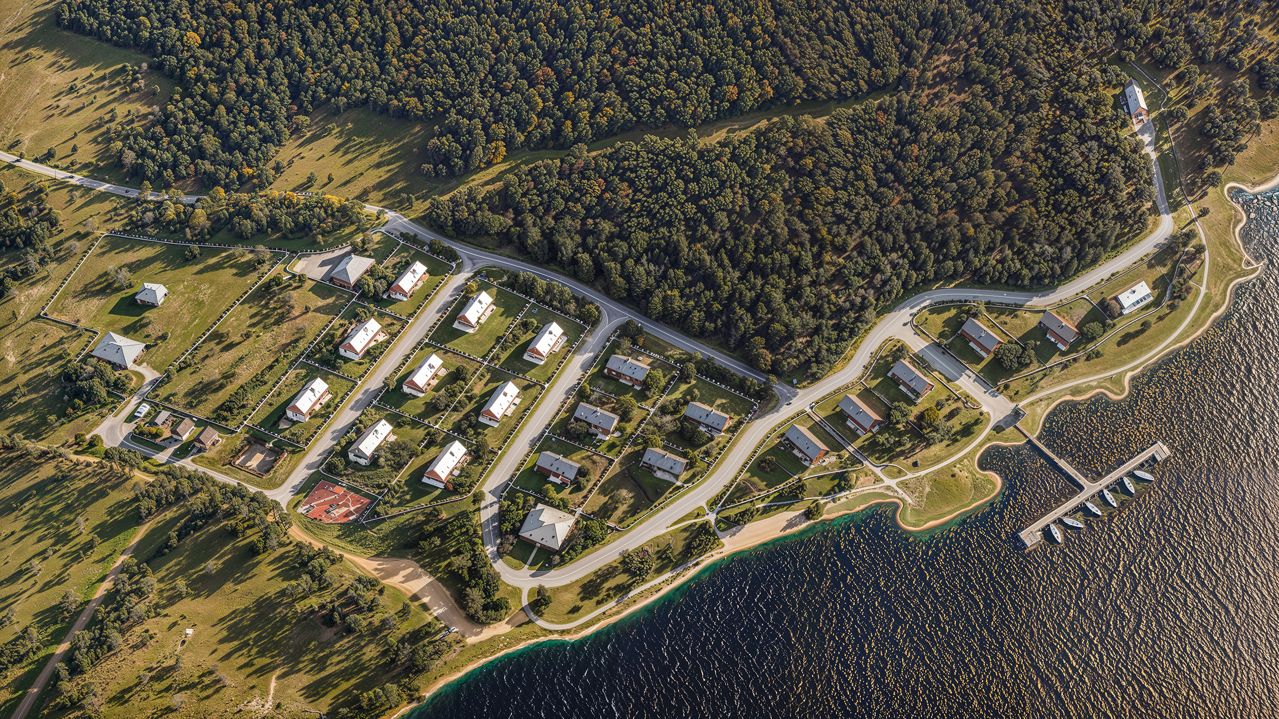 Визуализация генерального плана базы отдыха. Студия 3d визуализации Arcviz