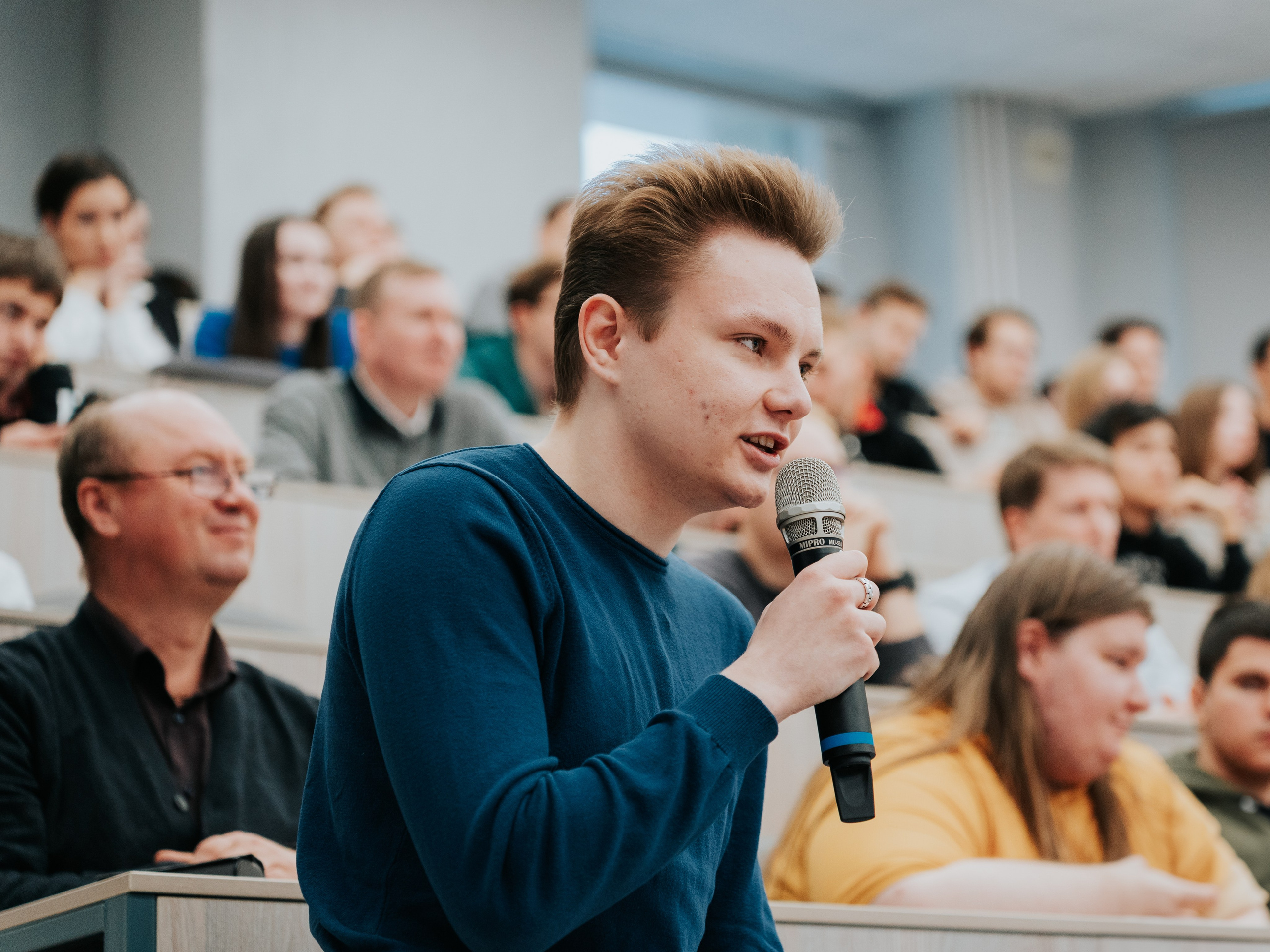 Визит космонавта Кирилла Пескова в СибГУ им. М. Ф. Решетнёва. Репортажный фотограф Красноярск