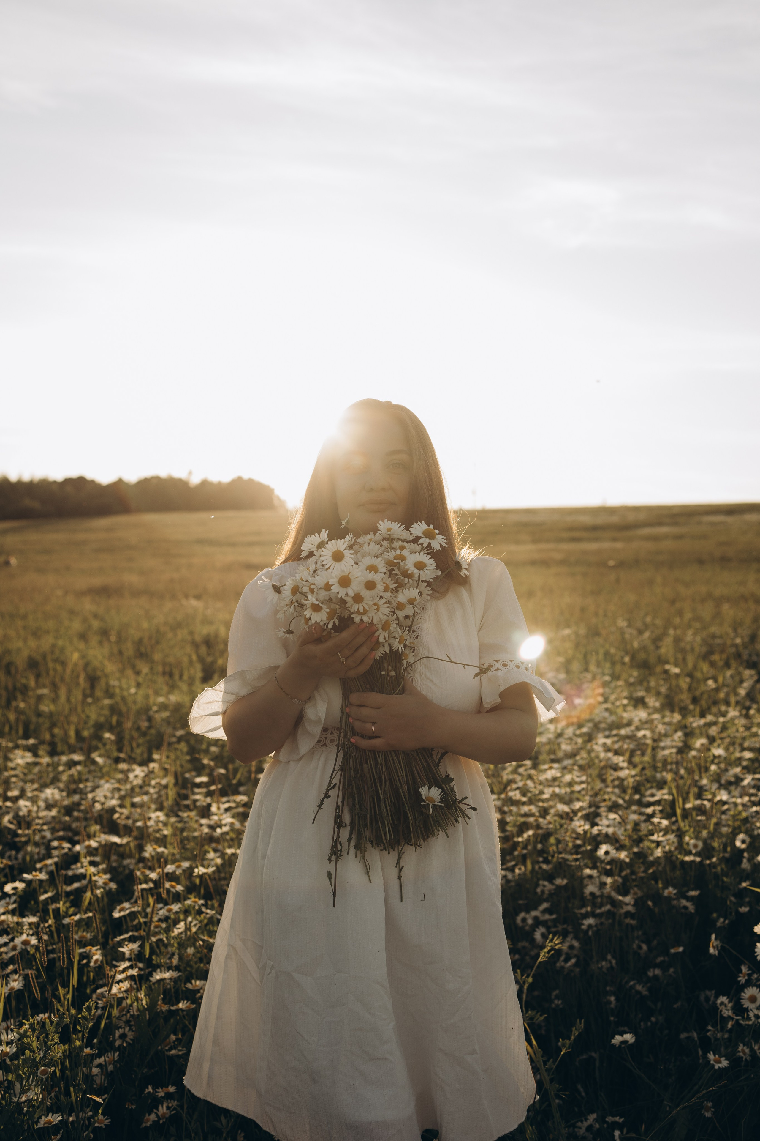 Маша и ромашки. Семейный фотограф в Москве Виктория Ястребинская