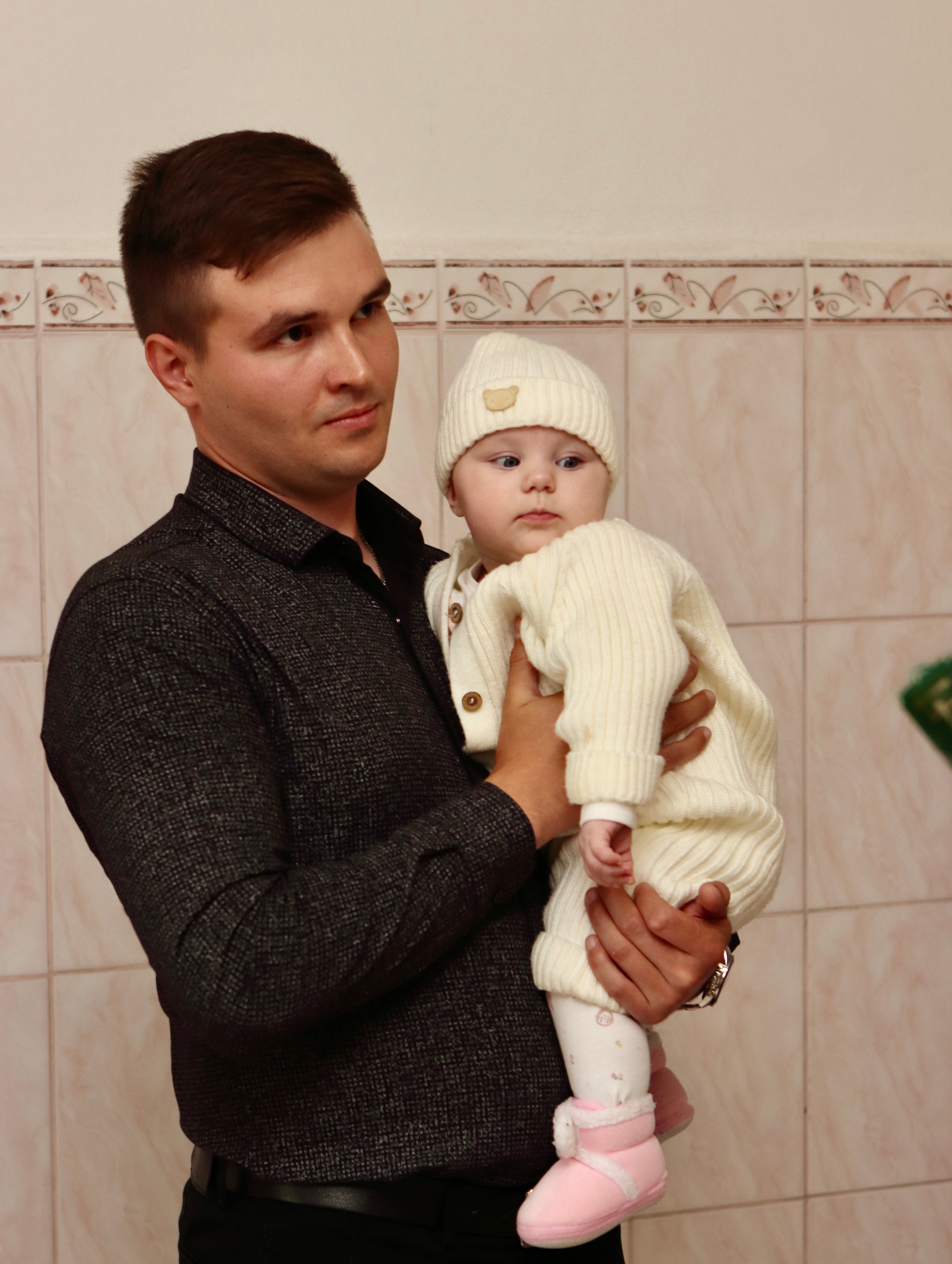 Анастасия и Вадим — крещение Виктории. Фотограф в Курске Смирнов Евгений