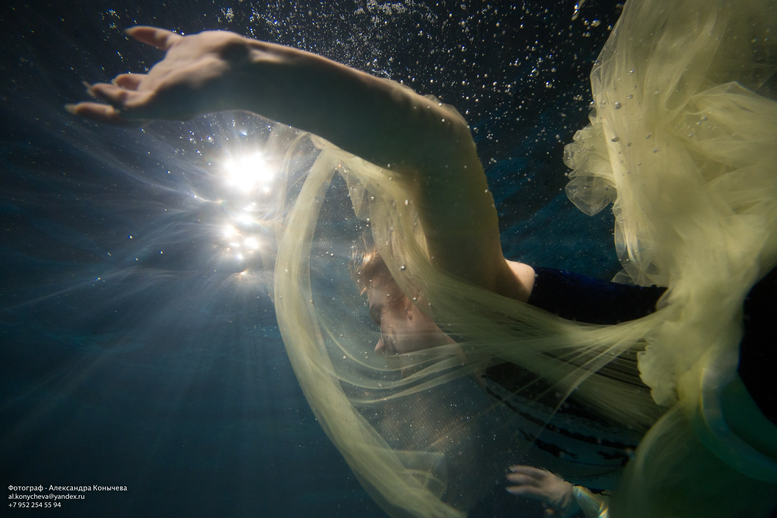 Балет под водой. Репортаржный фотограф в Архангельске Александра Конычева