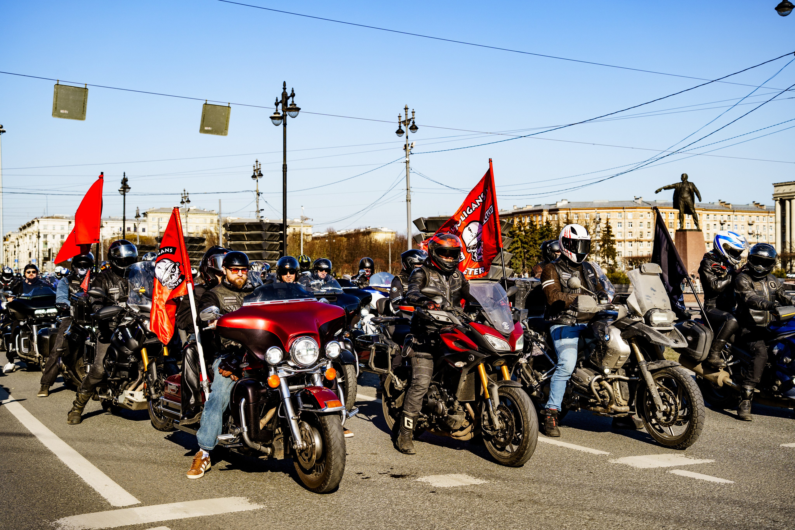 Прохват мотоклуба Norman Riders ч.1. Концертный и репортажный фотограф в Санкт-Петербурге Слава Пахомов