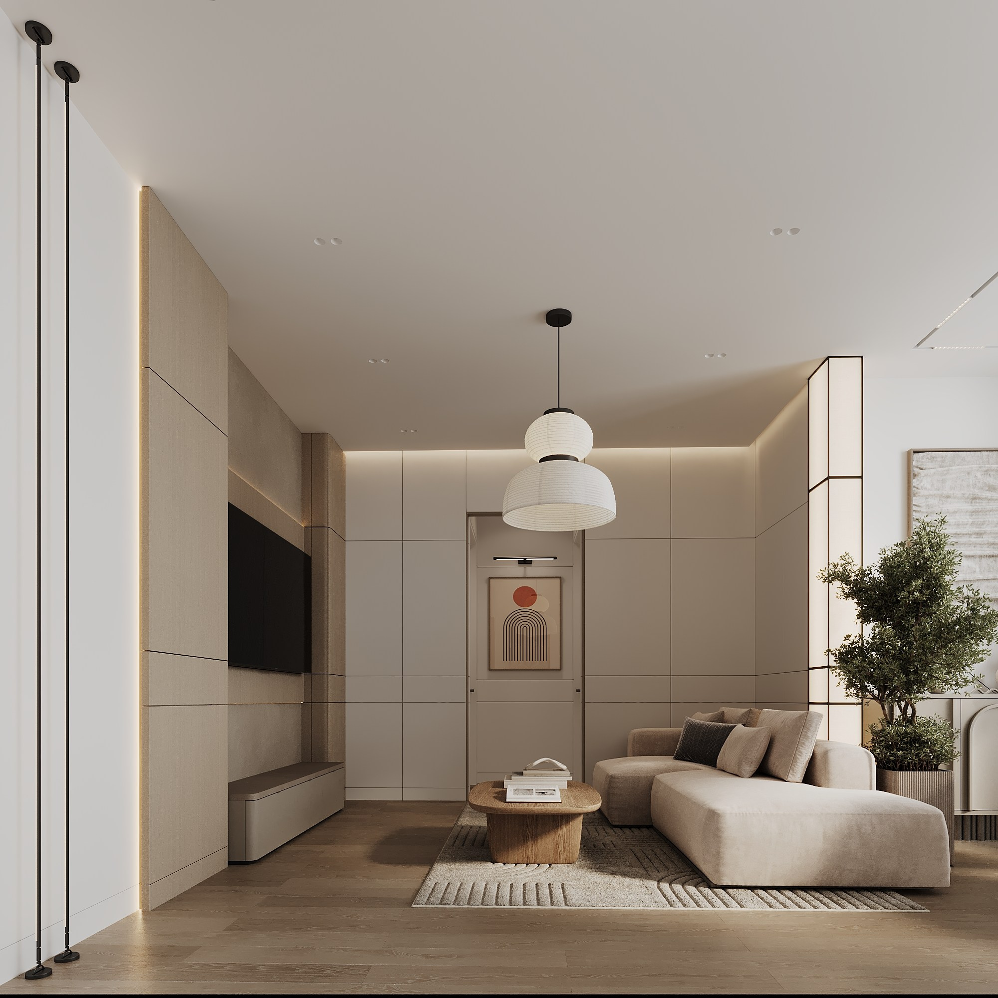 ЖК «Аль-Фараби 27», 73 м². Room Design Studio