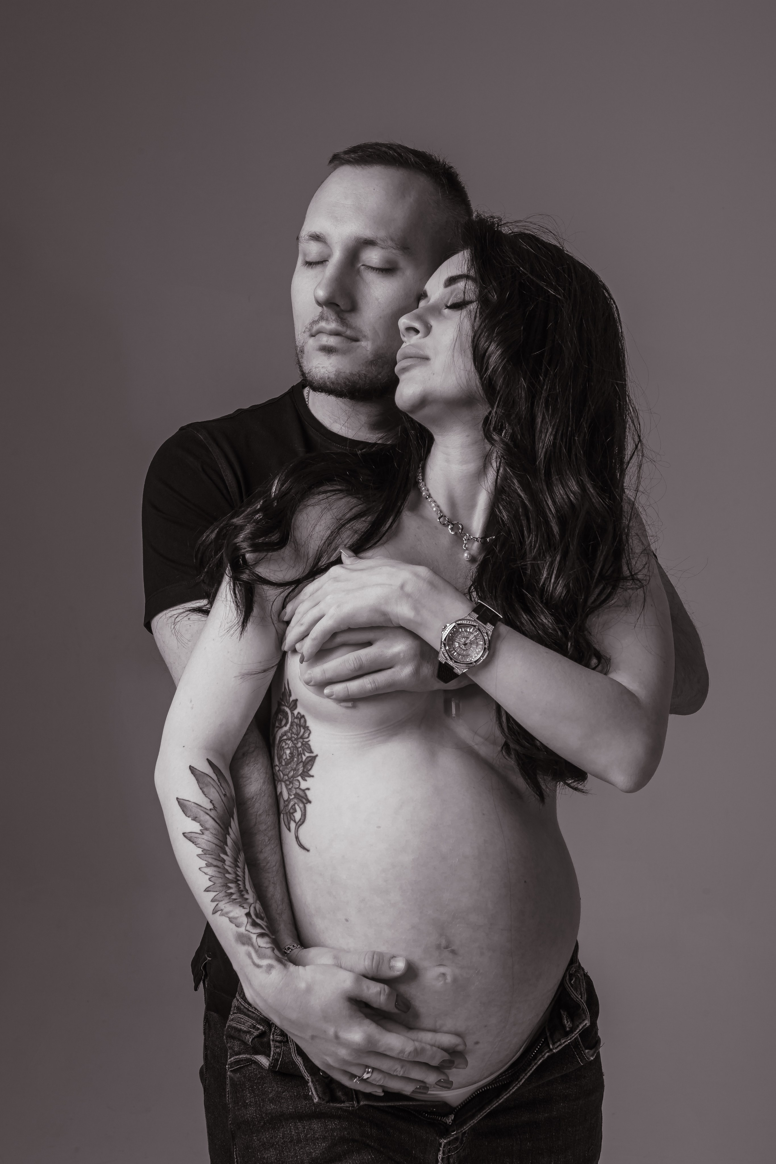 Фотосессия беременности в студии: сохранение прекрасных моментов ожидания. Свадебный фотограф в Москве