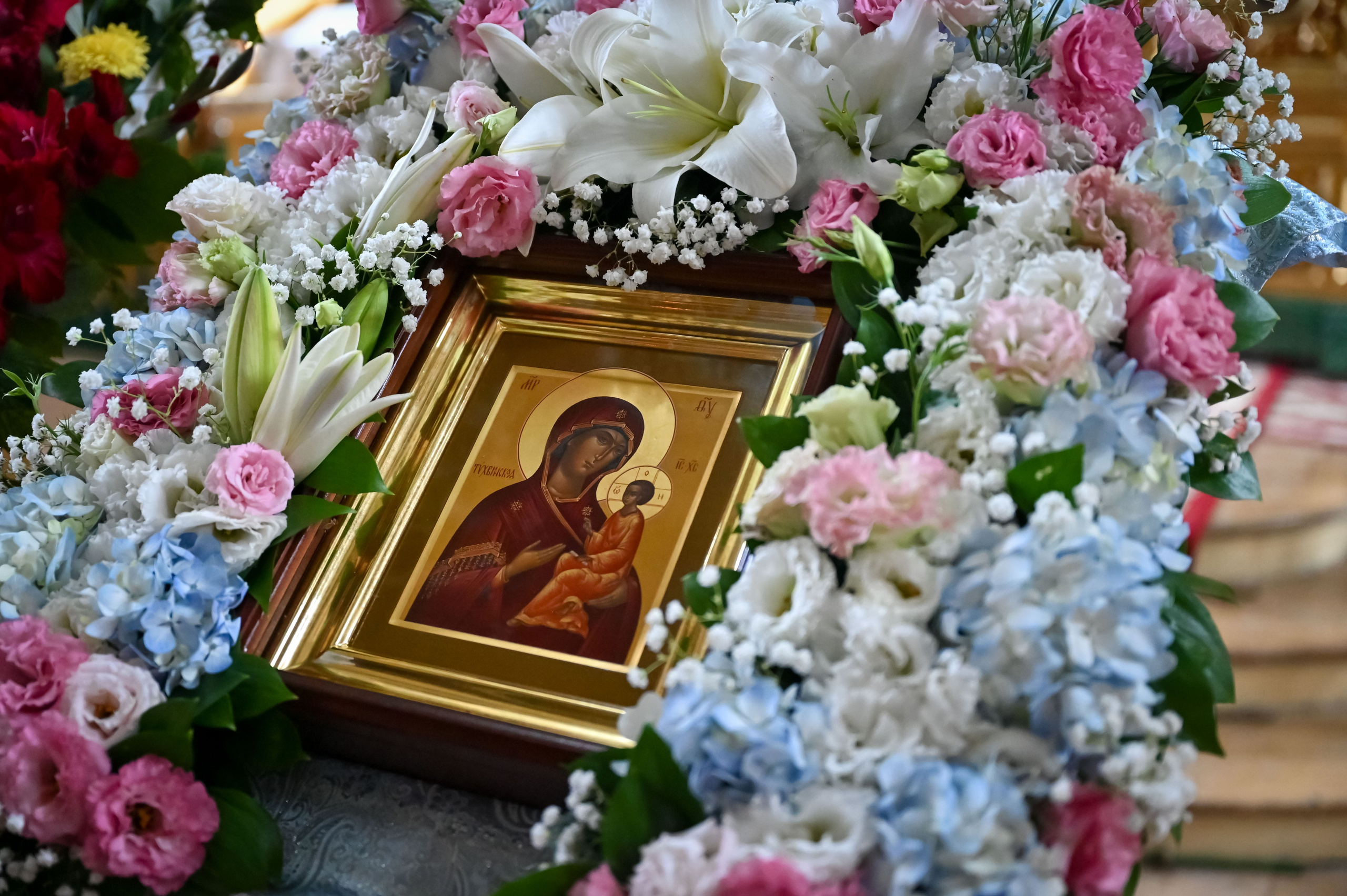 Митрополит Крутицкий Коломенский Павел в Георгиевском храме с. Ванилово. Семейный фотограф в г. Воскресенск Наталия Молева