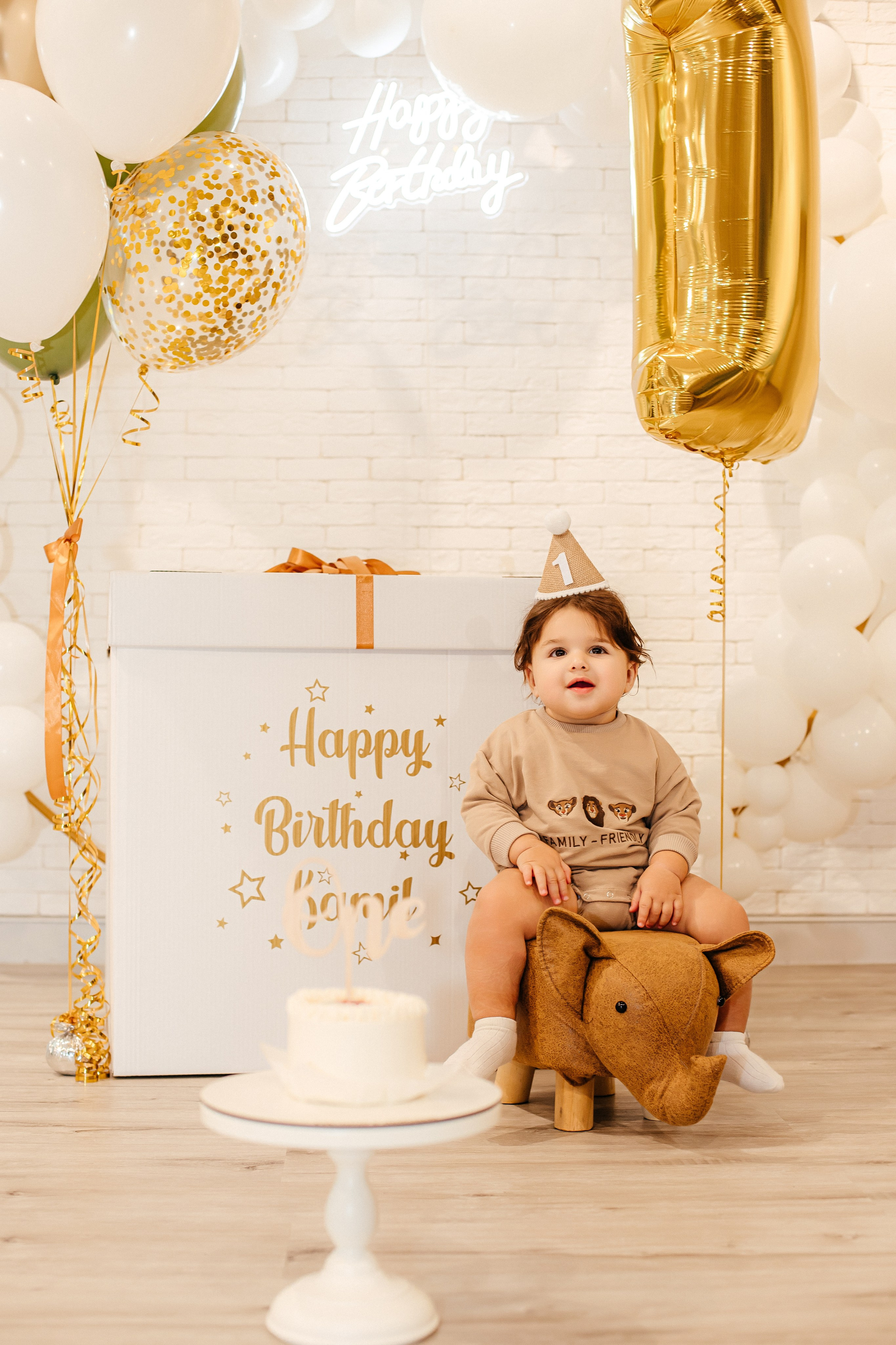 Камилю 1 годик — студия. Elena Sova — семейный и женский фотограф в Санкт-Петербурге