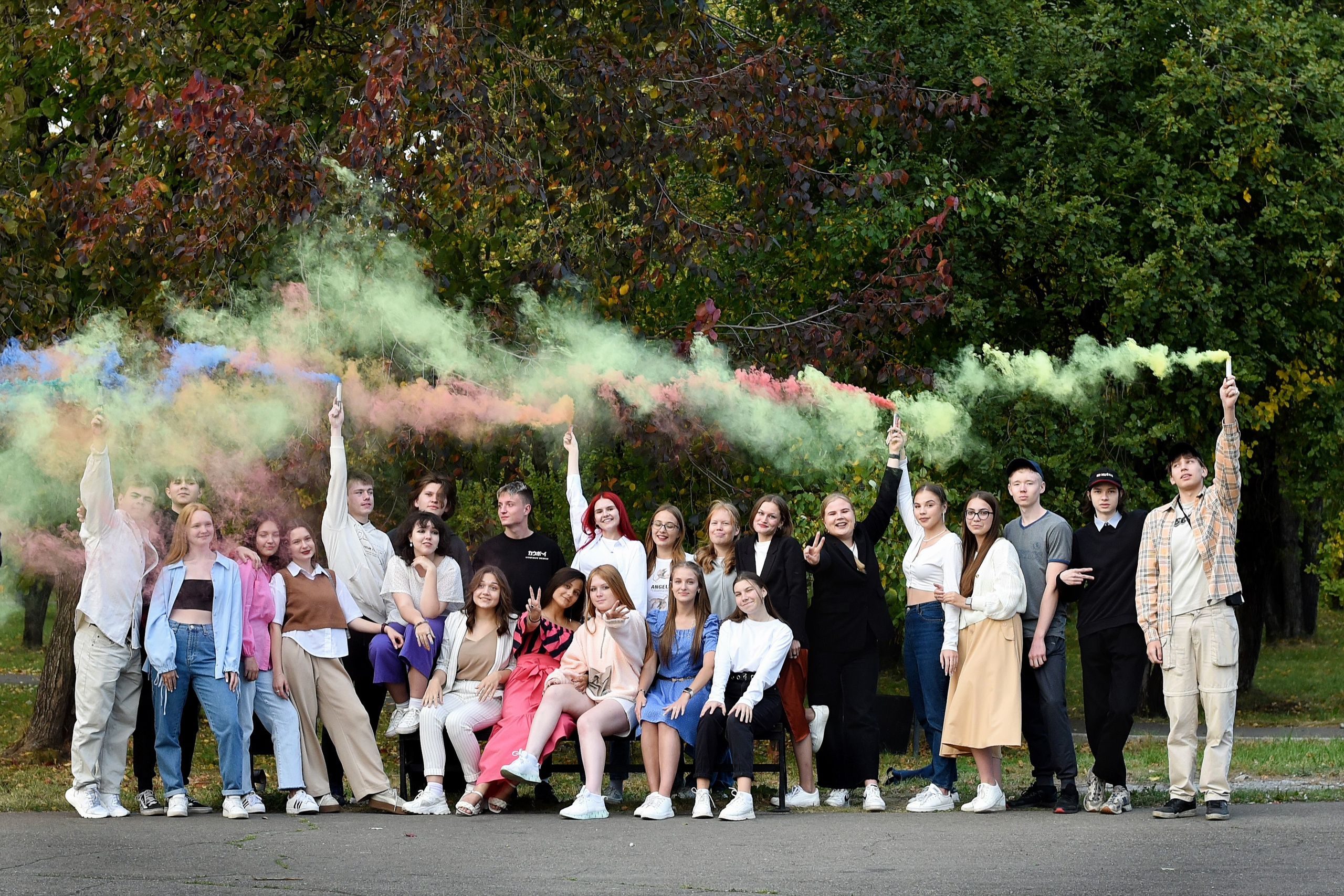 ФОТОСЕССИЯ В ПАРКЕ осень. Школьный фотограф ЛАРИСА МАТВЕЕНКО