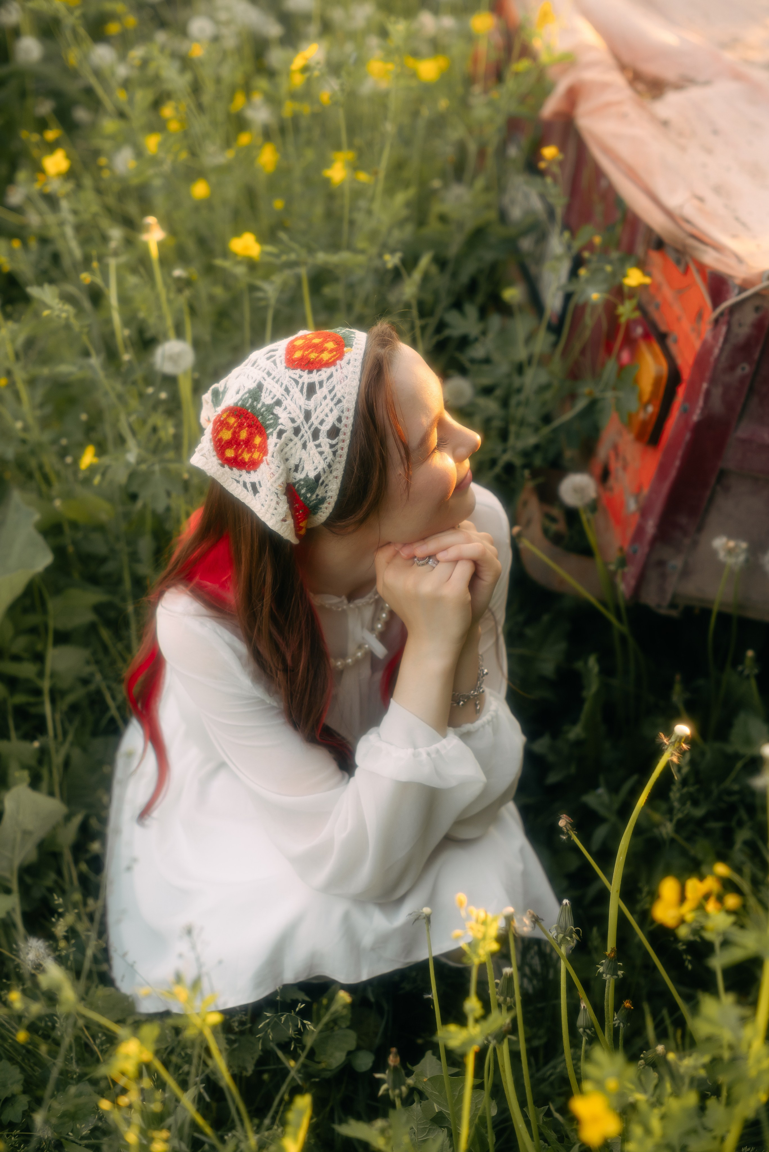 Фотосессия в деревенском стиле в Сухово г. Кемерово