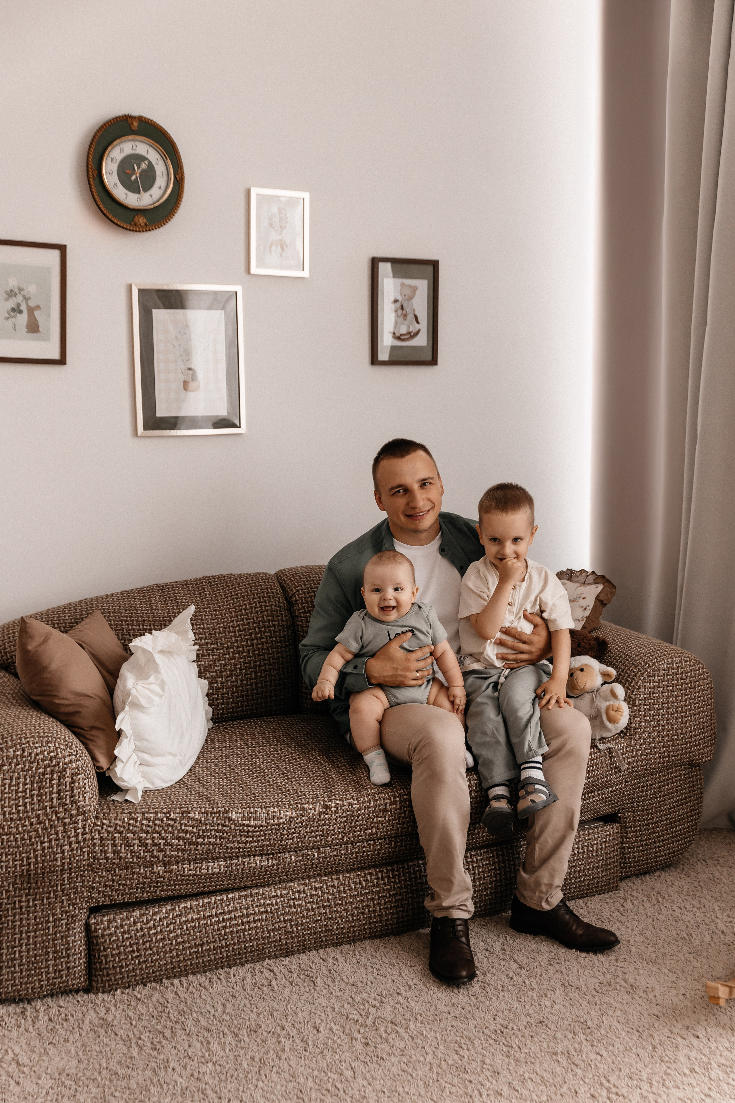 Павел, Кристина, Святослав, Елисей. Семейный фотограф Минск Усова Ольга