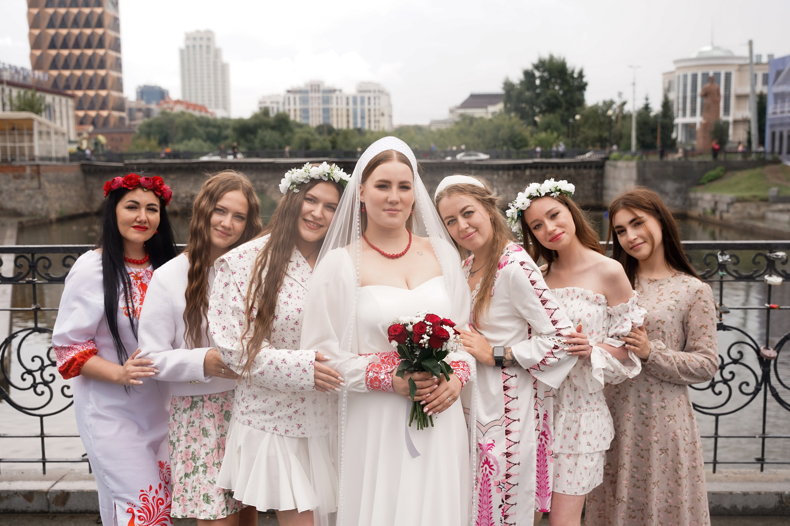 Свадебная фотосессия в русском стиле