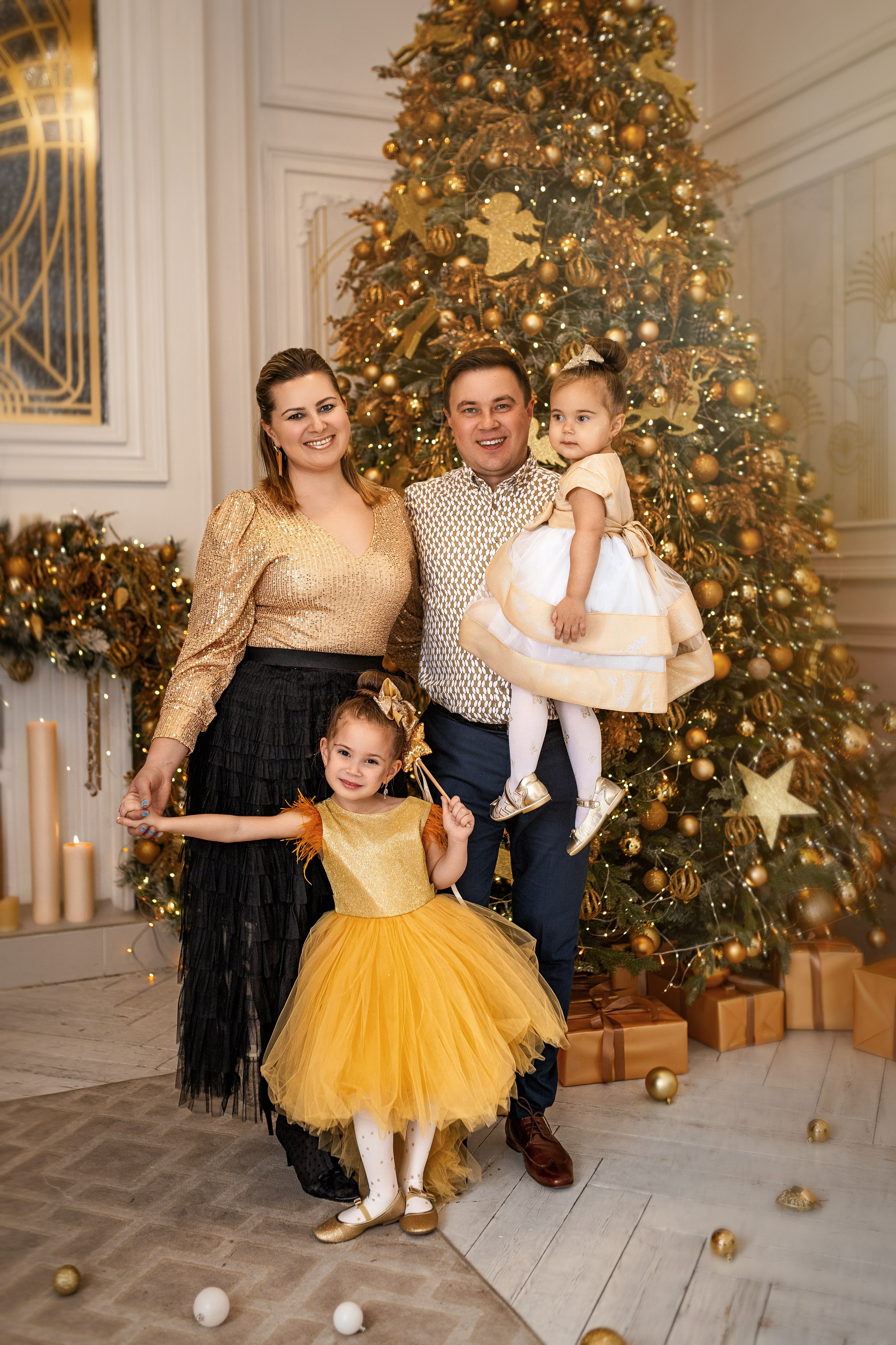 3 поколения. Новогодняя фотосессия. Трубинова Екатерина | Семейный фотограф | Москва