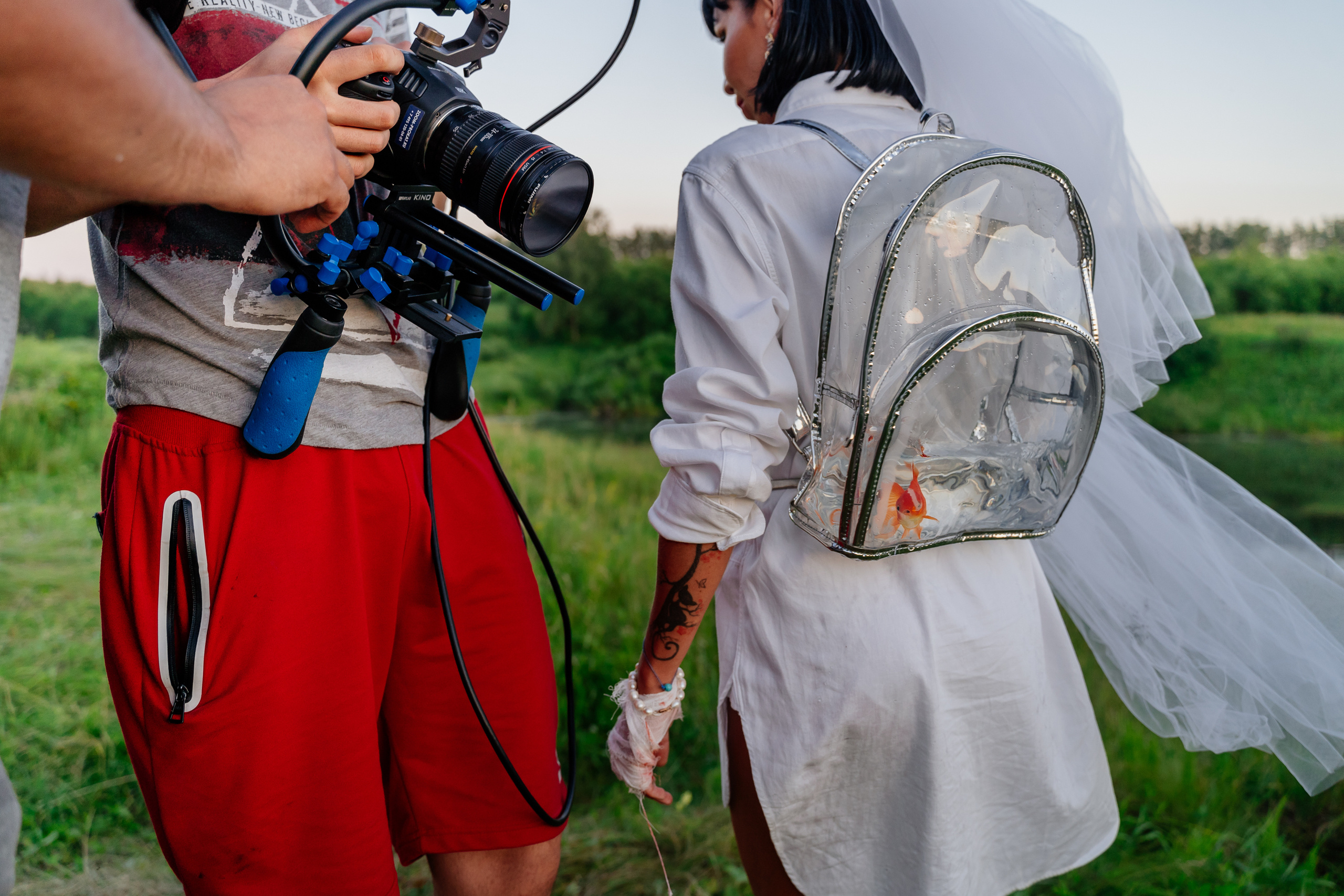 Съёмки музыкального клипа — «Грусть» (репортаж). Фотограф для бизнеса, Дмитрий Федосеев, Санкт-Петербург